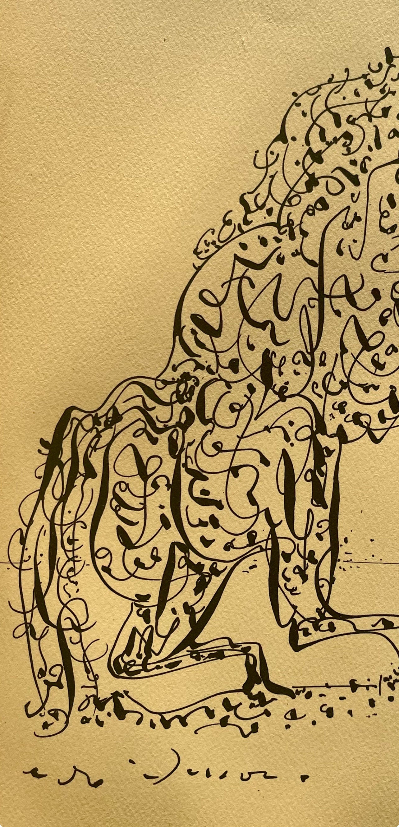André Masson, La chimère au serpent, Masson Dessins, Limited Edition Lithograph