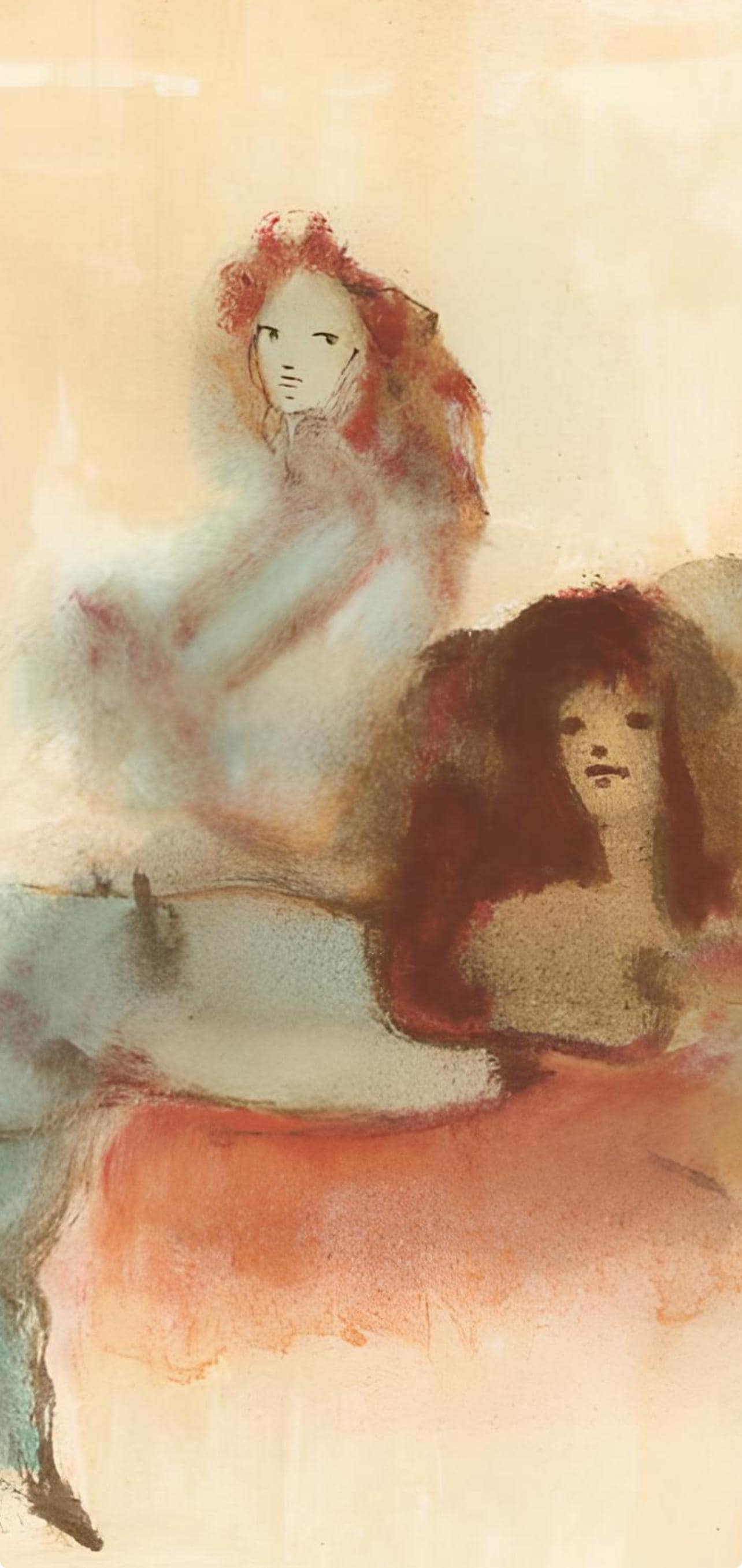 Léonor Fini, Composition, Parallèlement, Limited Edition Lithograph