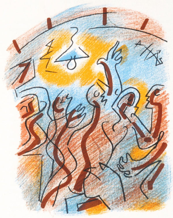 André Masson, Composition (Cramer 97), Une Étoile de Craie, Limited Edition Lithograph