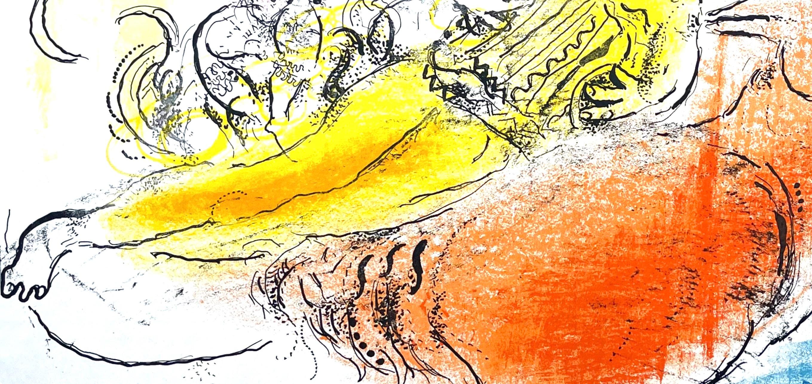 Marc Chagall, Composition (Cramer 33; Mourlot 204), Derrière le miroir, Limited Edition Lithograph