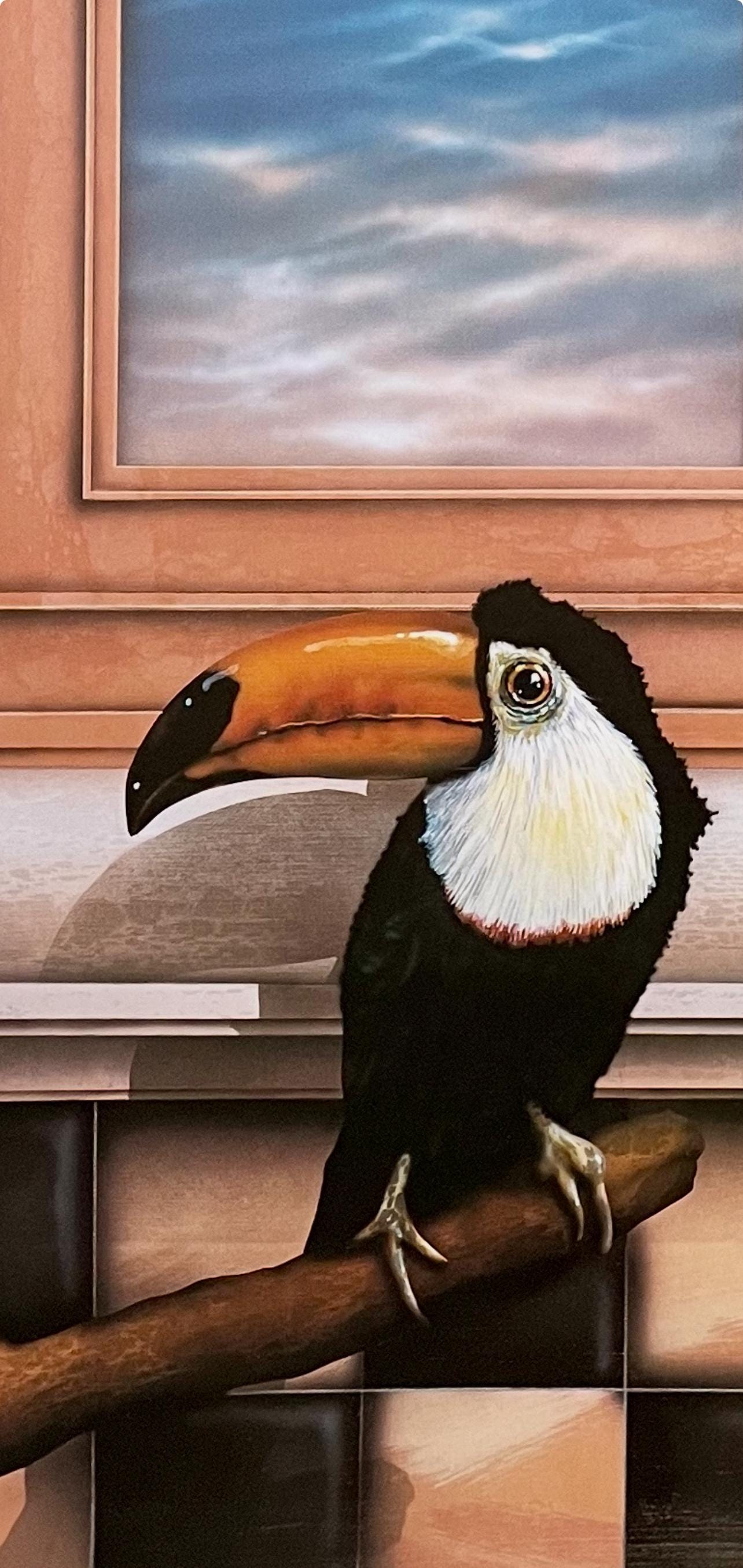 James Carter, Bird House, Original Edition Offset Lithograph