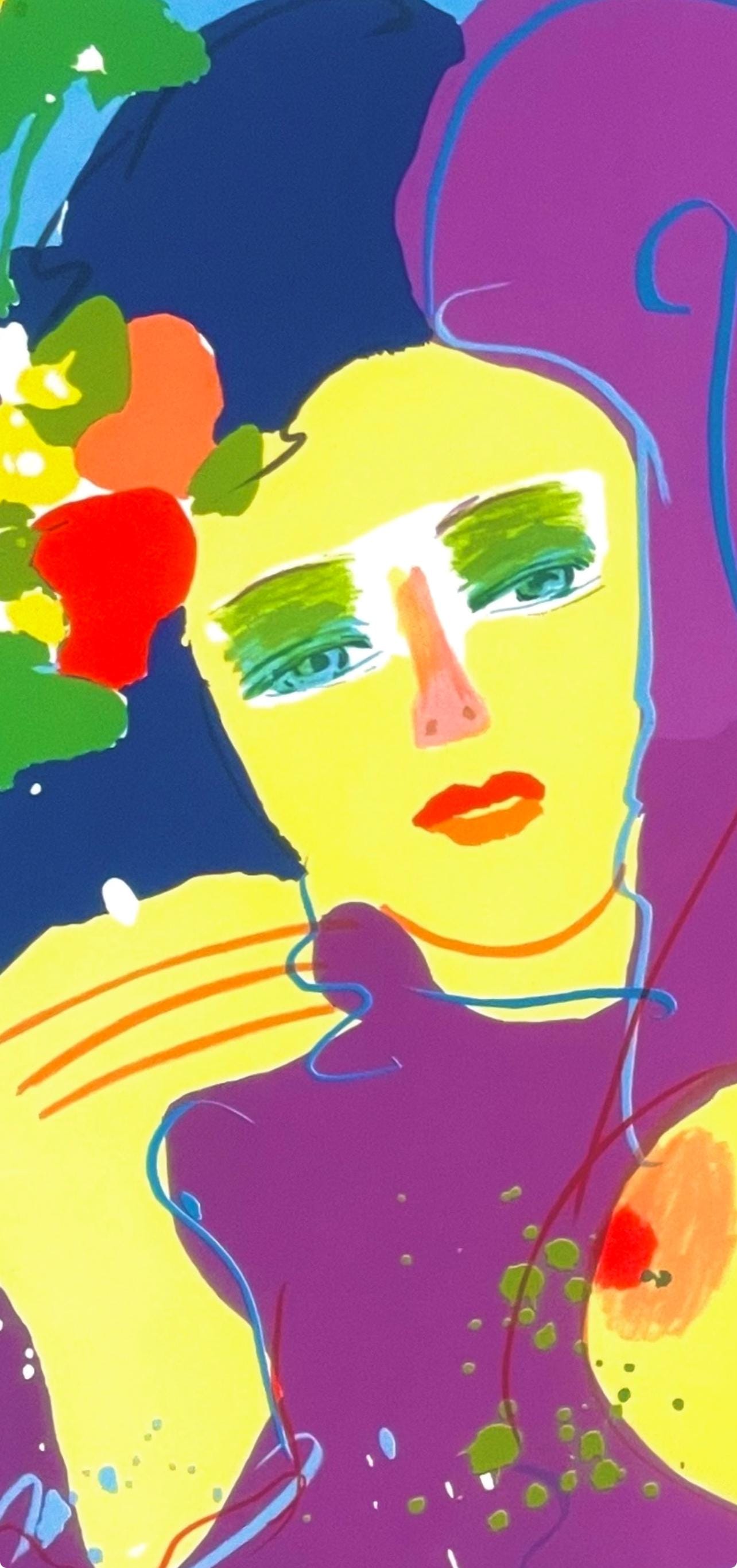 Walasse Ting 丁雄泉, Grape Flavor, Limited Edition Lithograph