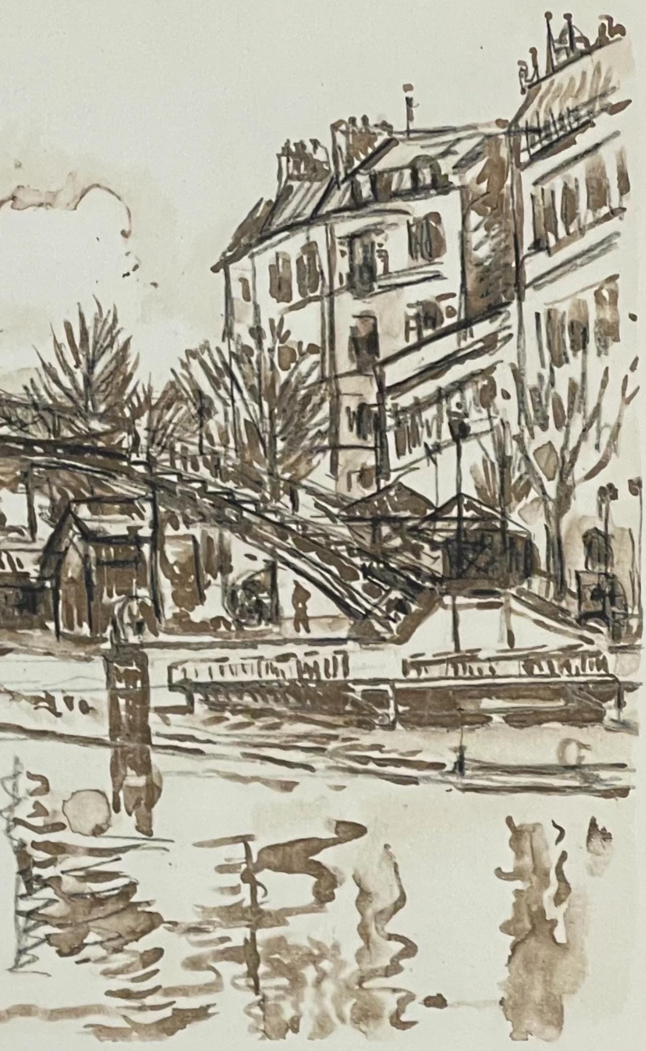 Paul Signac, Canal St-Martin, Signac Dessins, Limited Edition Lithograph