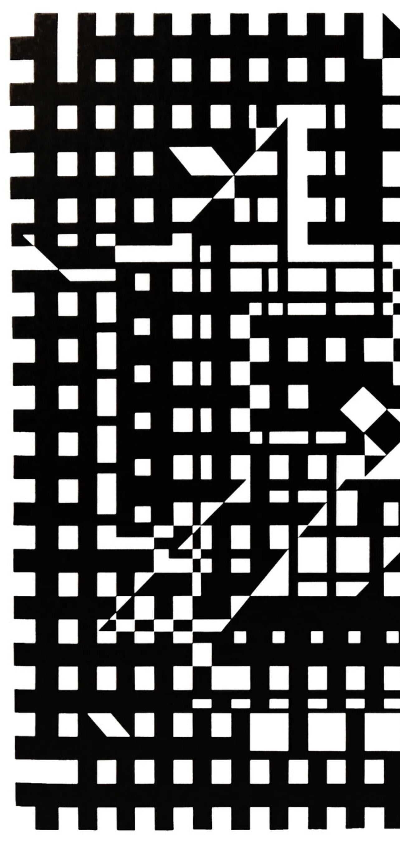 Victor Vasarely, Composition, Croisées, Limited Edition Héliogravure