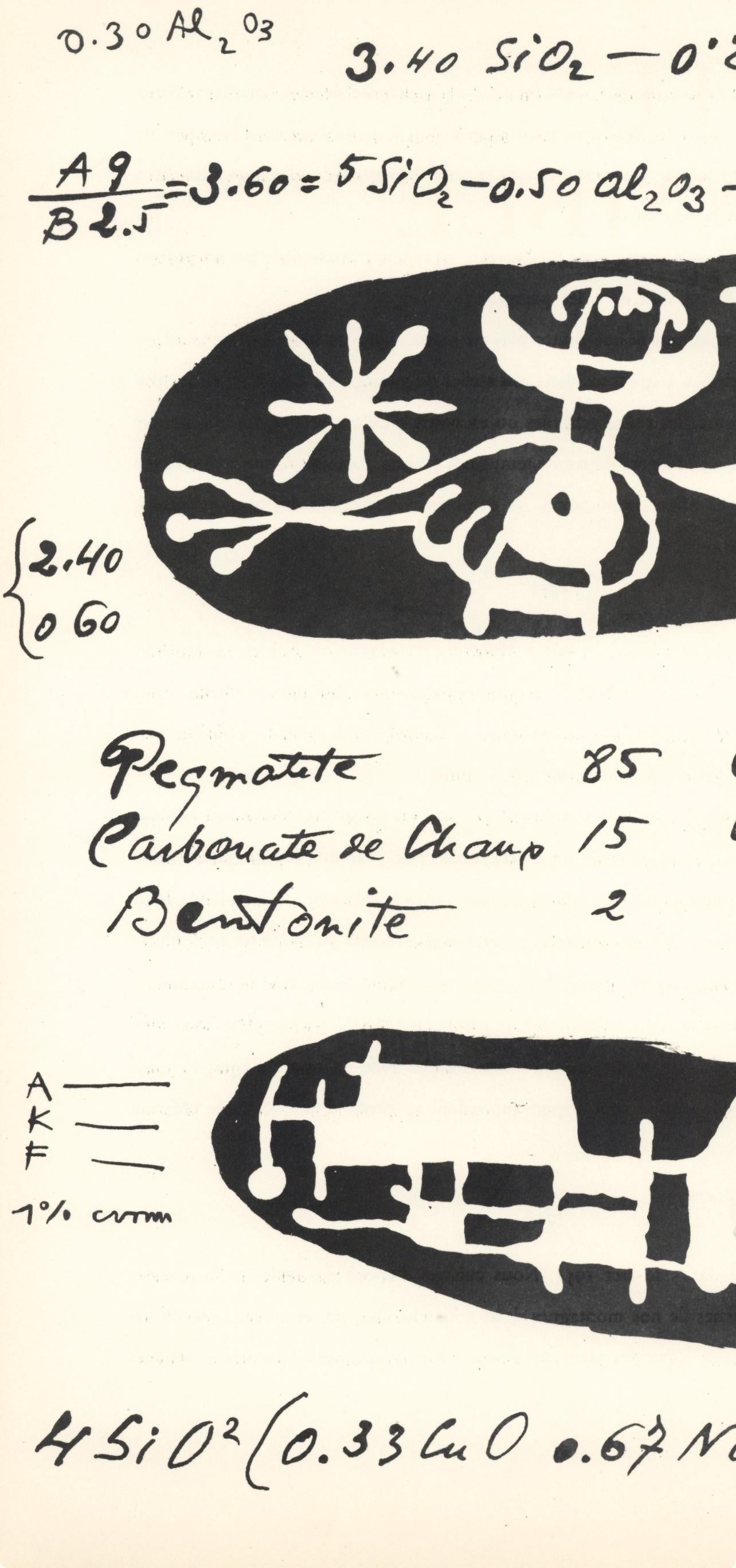 Joan Miró, Composition (Cramer 34), Derrière le miroir, Limited Edition Lithograph