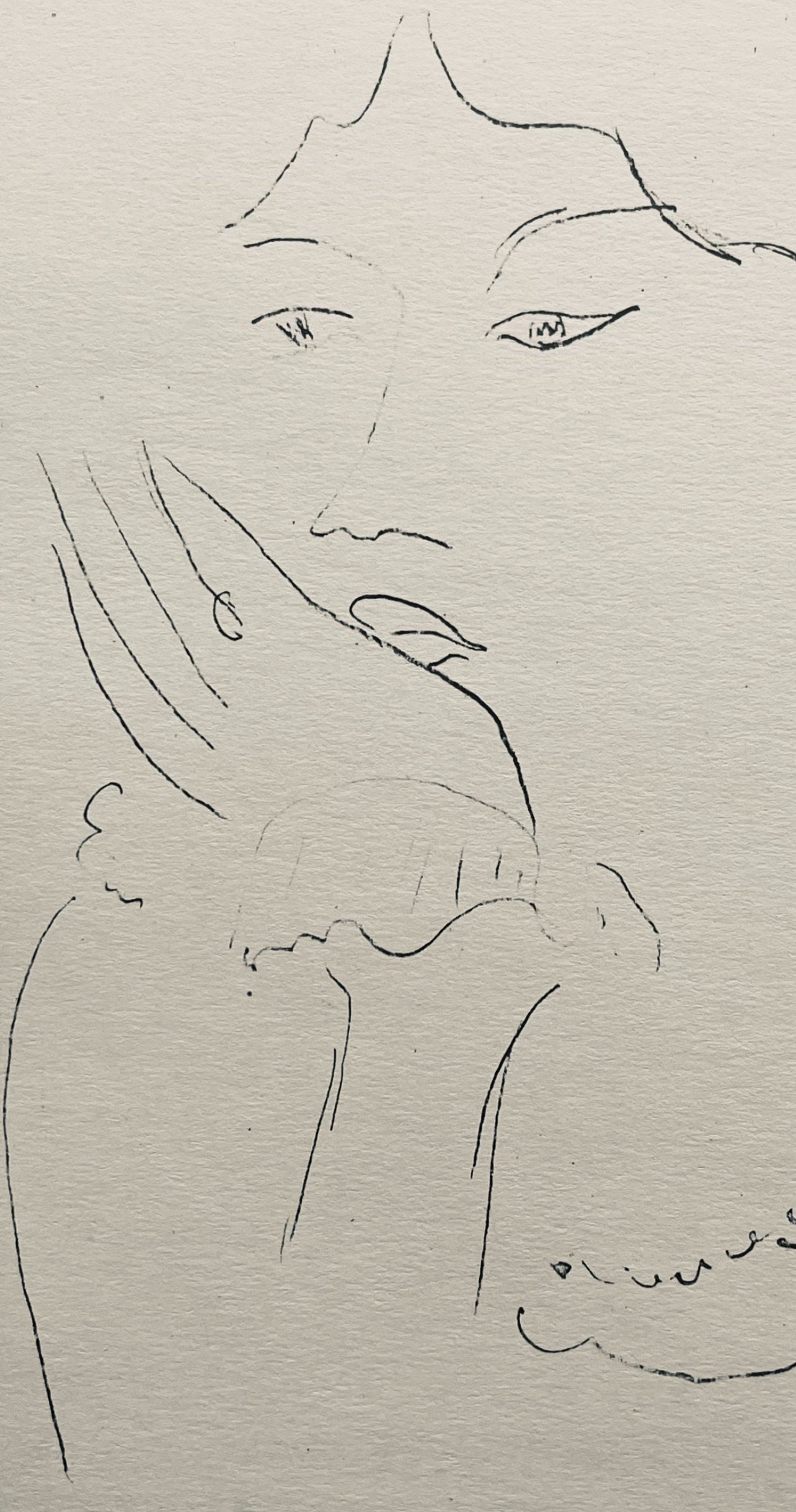 Henri Matisse, Composition (Dutel 3), Dessins de Henri-Matisse, Limited Edition Lithograph