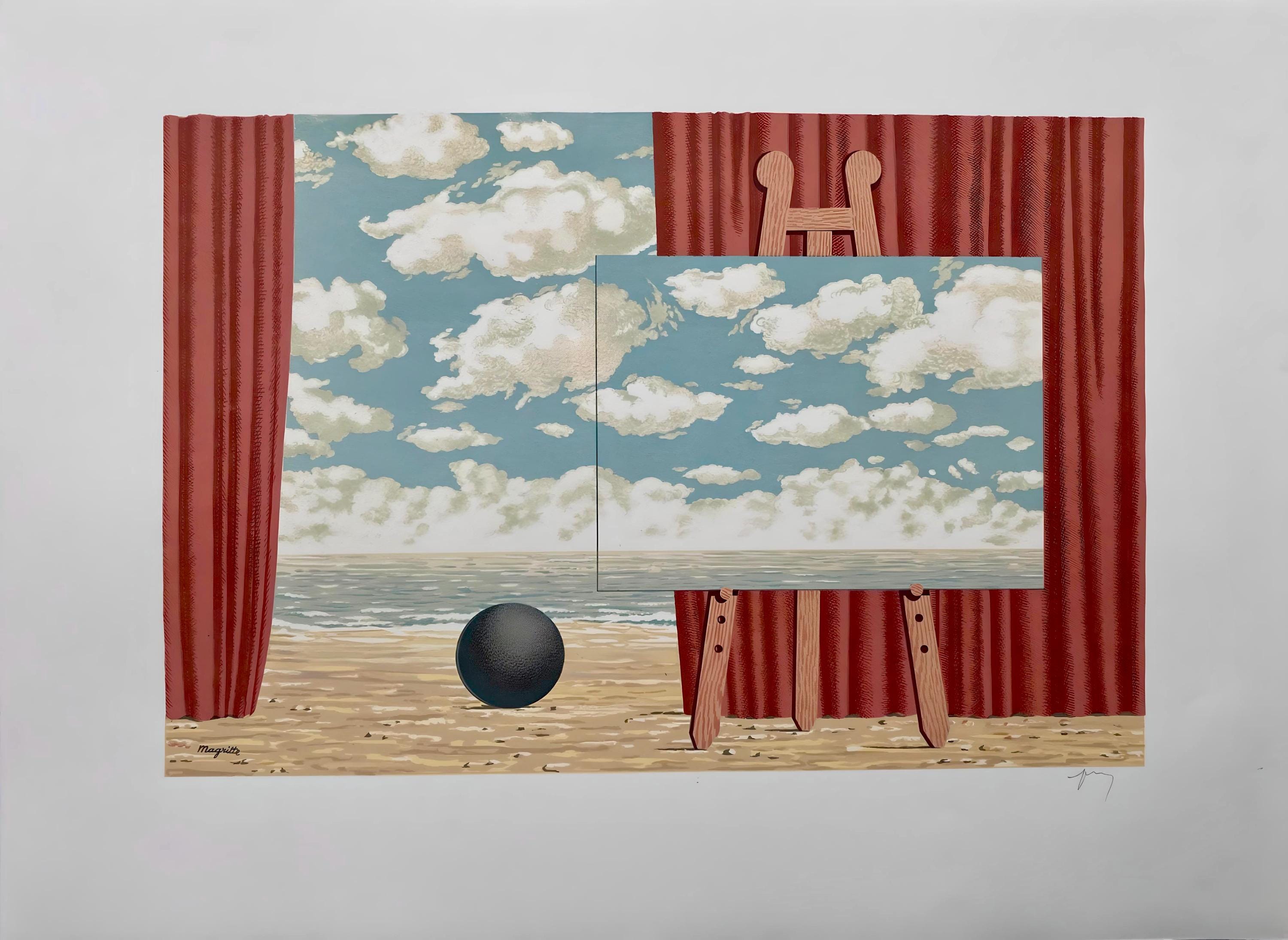 René Magritte, La Belle Captive, Les Enfants Trouvés de Magritte, Limited Edition Lithograph