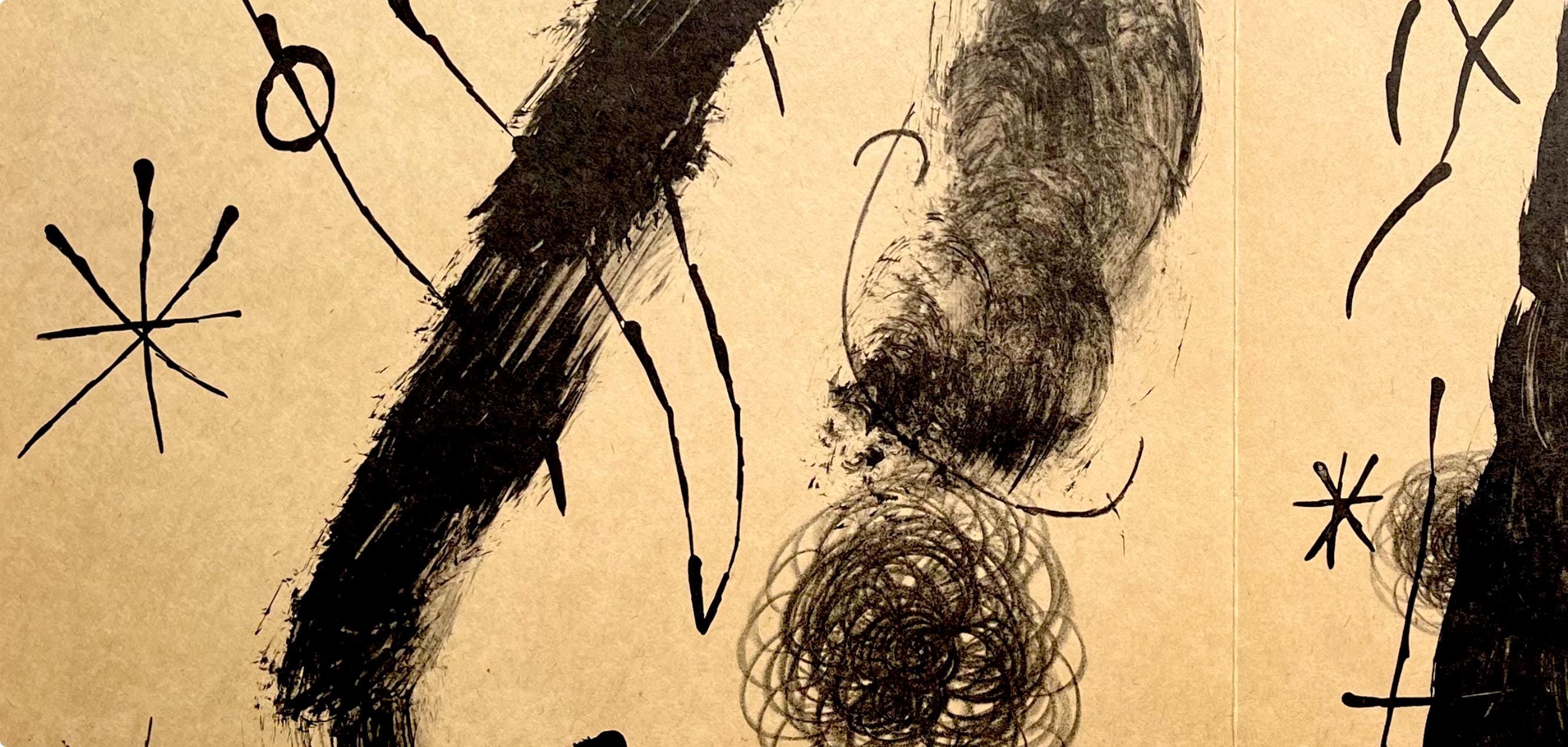 Joan Miró, Composition (Cramer 102; Mourlot 428-449), Derrière le miroir, Limited Edition Lithograph