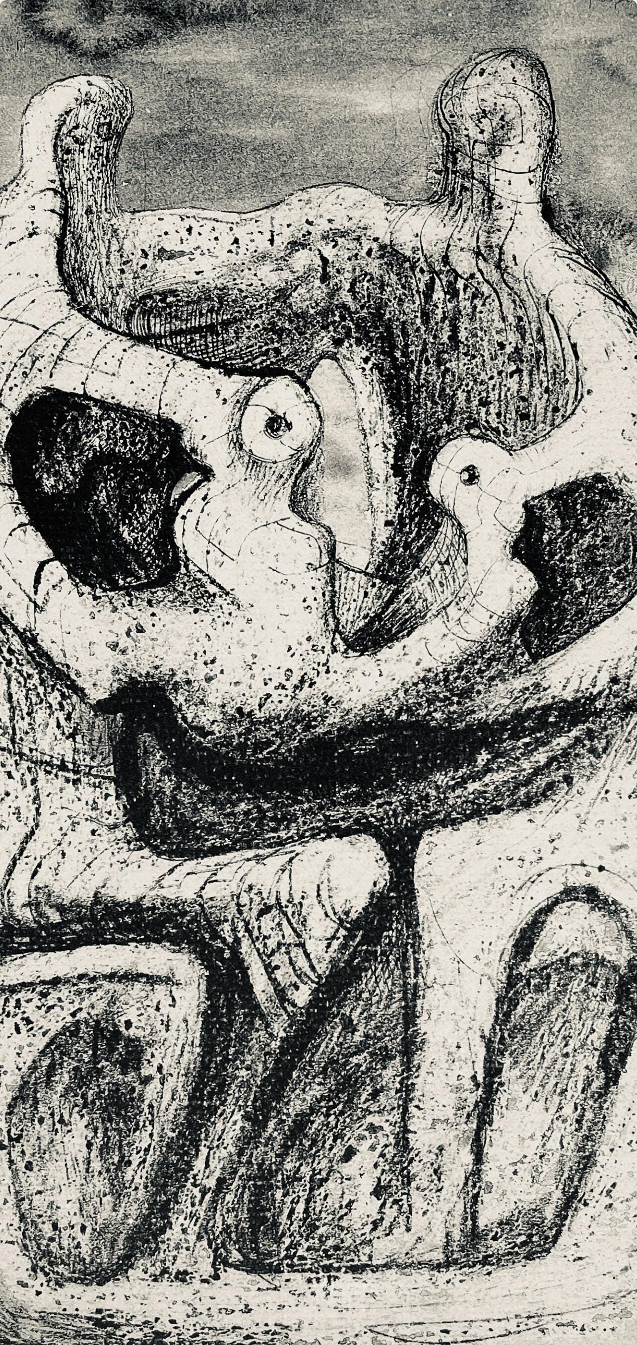 Henry Moore, Family Group, The Drawings of Henry Moore, Limited Edition Lithograph