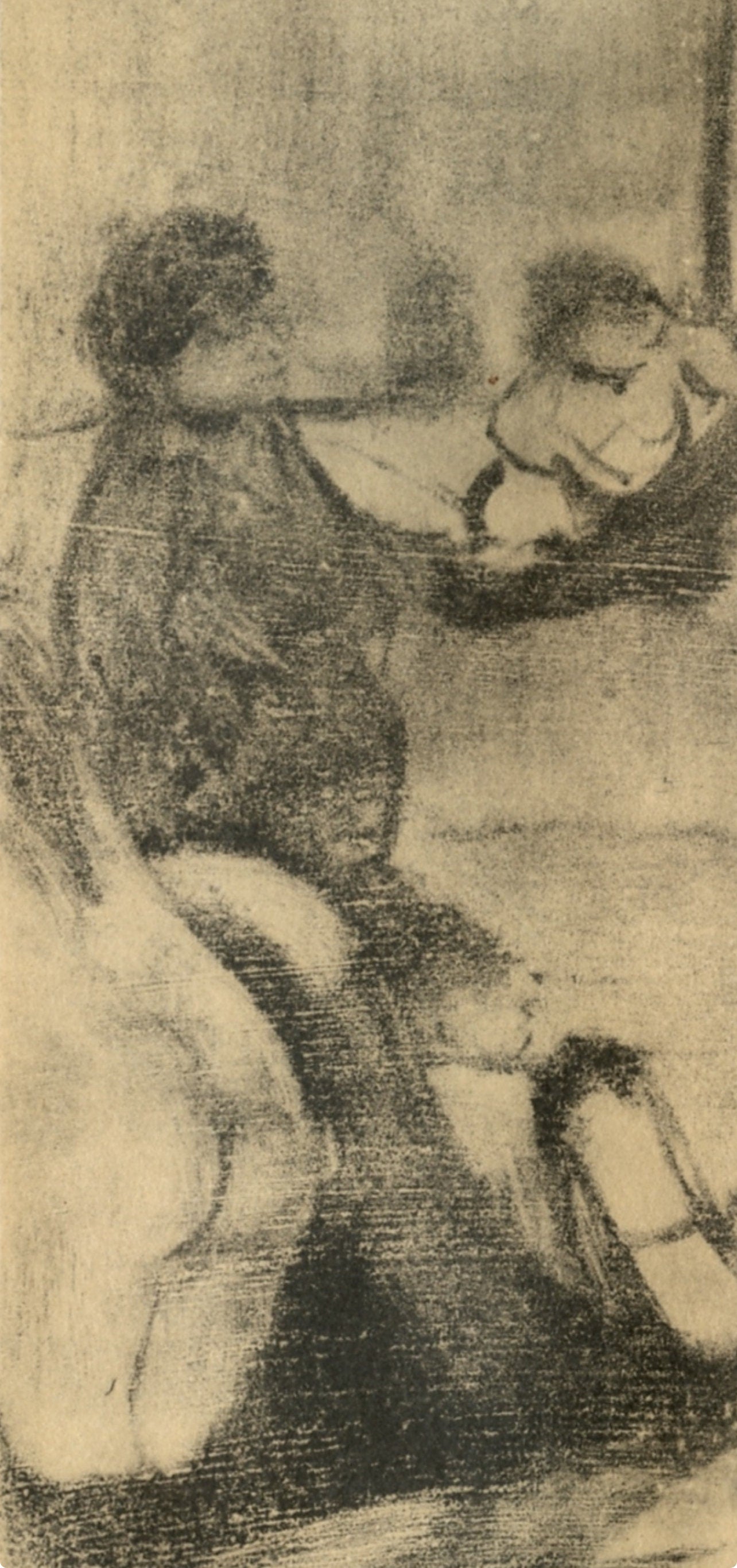 Edgar Degas, Au Salon, E. Degas Monotypes, Limited Edition Monotype
