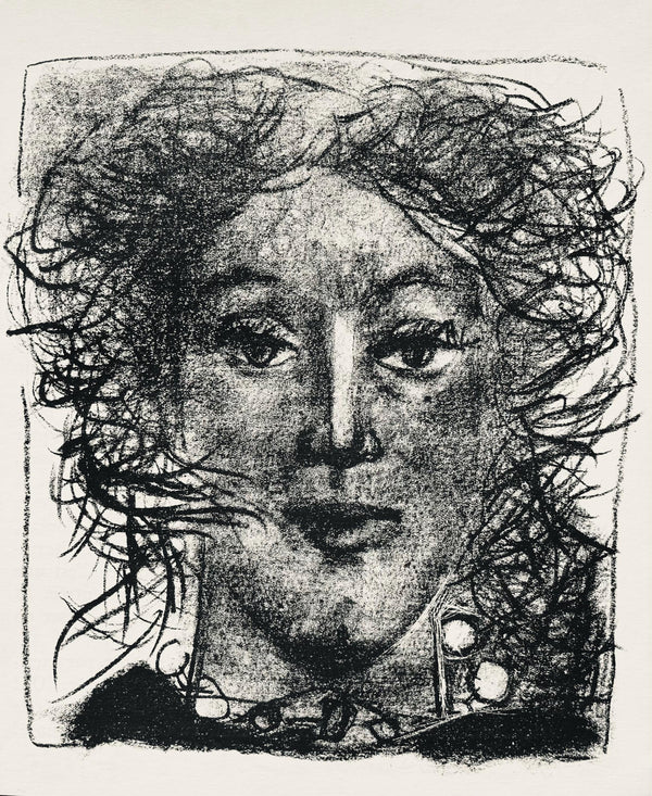 André Marchand, Composition, pierre ã feu provence noire, Limited Edition Lithograph