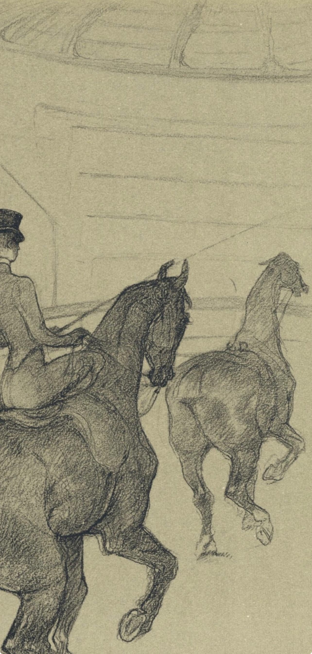 Henri de Toulouse-Lautrec, Écuyère de haute école, The Circus by Toulouse-Lautrec, Limited Edition Lithograph