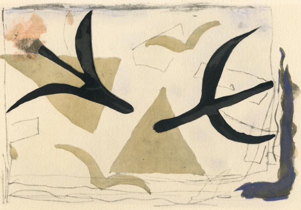Georges Braque, Etude (oiseaux), Georges Braque le solitaire, XXe siècle, Limited Edition Lithograph
