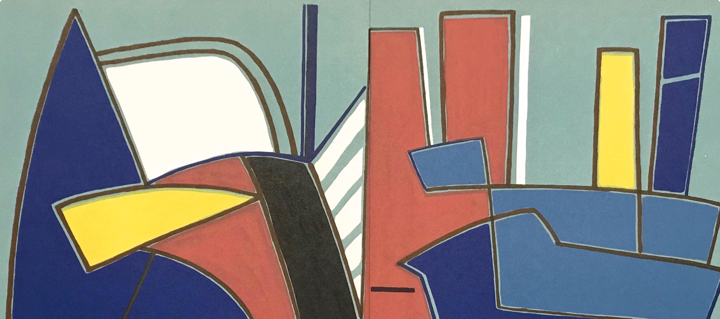 Alberto Magnelli, Composition, XXe siècle, Limited Edition Lithograph