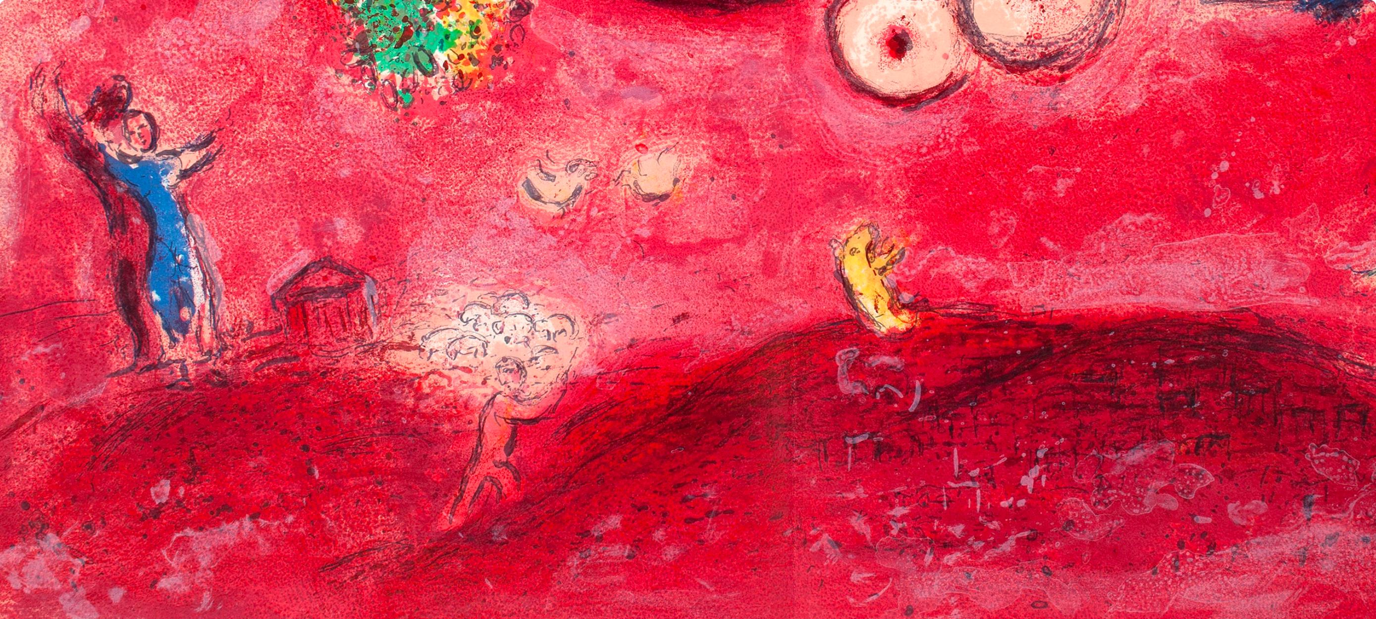 Marc Chagall, Printemps au Pré, Daphnis et Chloé, Limited Edition Héliogravure