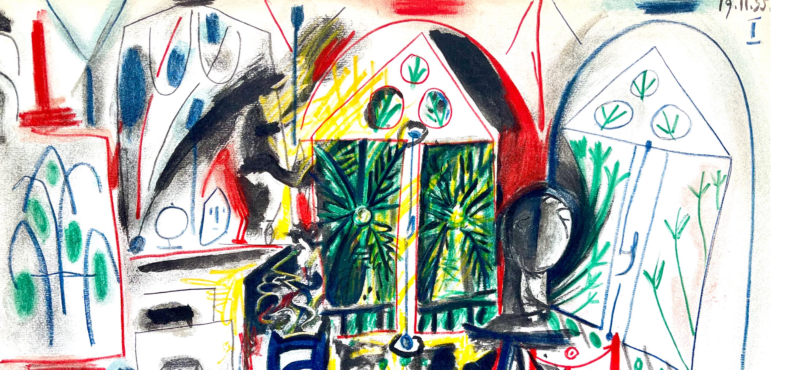 Pablo Picasso, Composition (Cramer 101), Carnet de la Californie, Limited Edition Lithograph