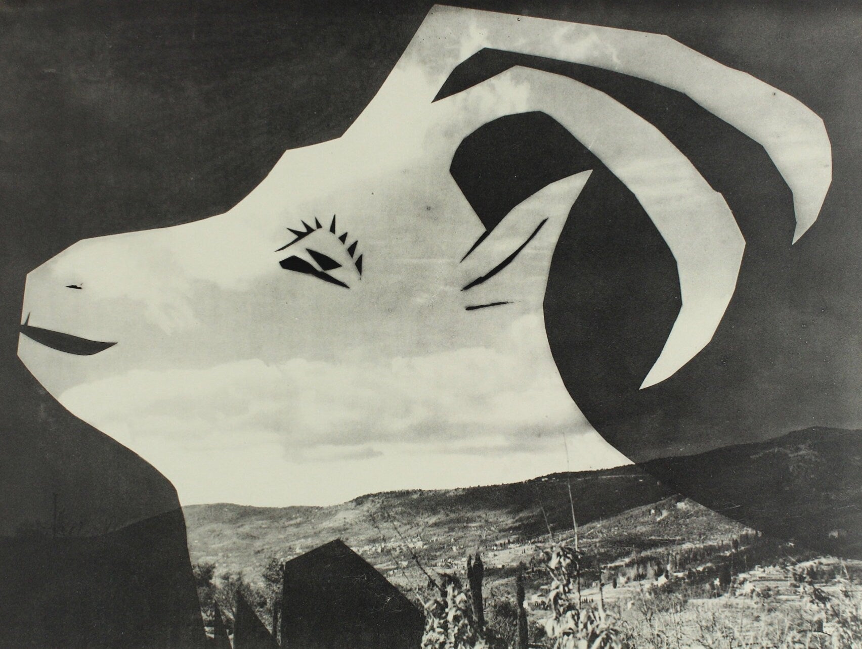 Pablo Picasso, Composition (Bloch 112; Kibbey 1466; Goeppert 115), Diurnes Découpages et Photographies, Limited Edition Phototype