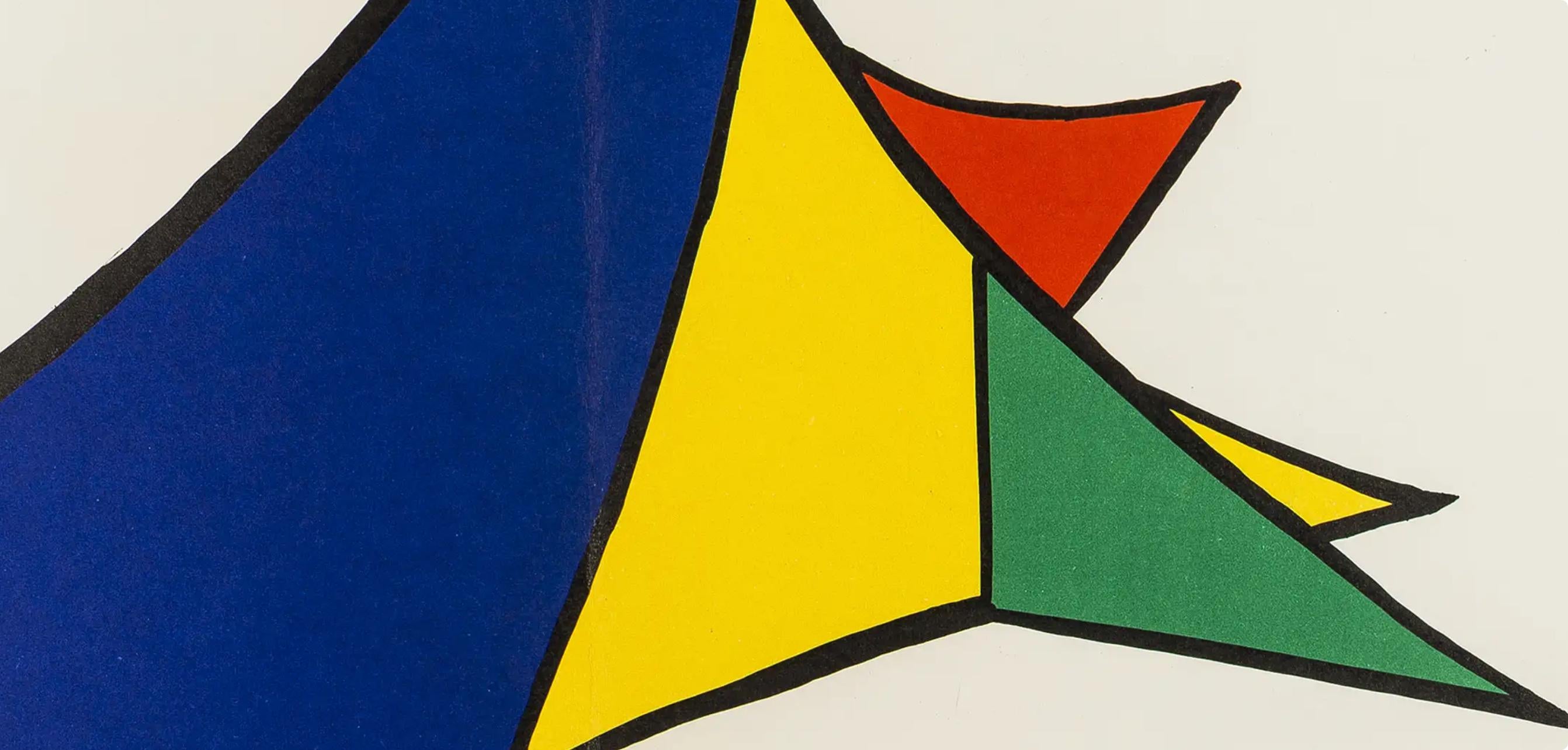 Alexander Calder, Composition, Derrière le miroir, Limited Edition Lithograph