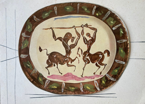 Pablo Picasso, étude pour la céramique, Céramiques de Picasso (Orozco 105), Limited Edition Lithograph and Collotype