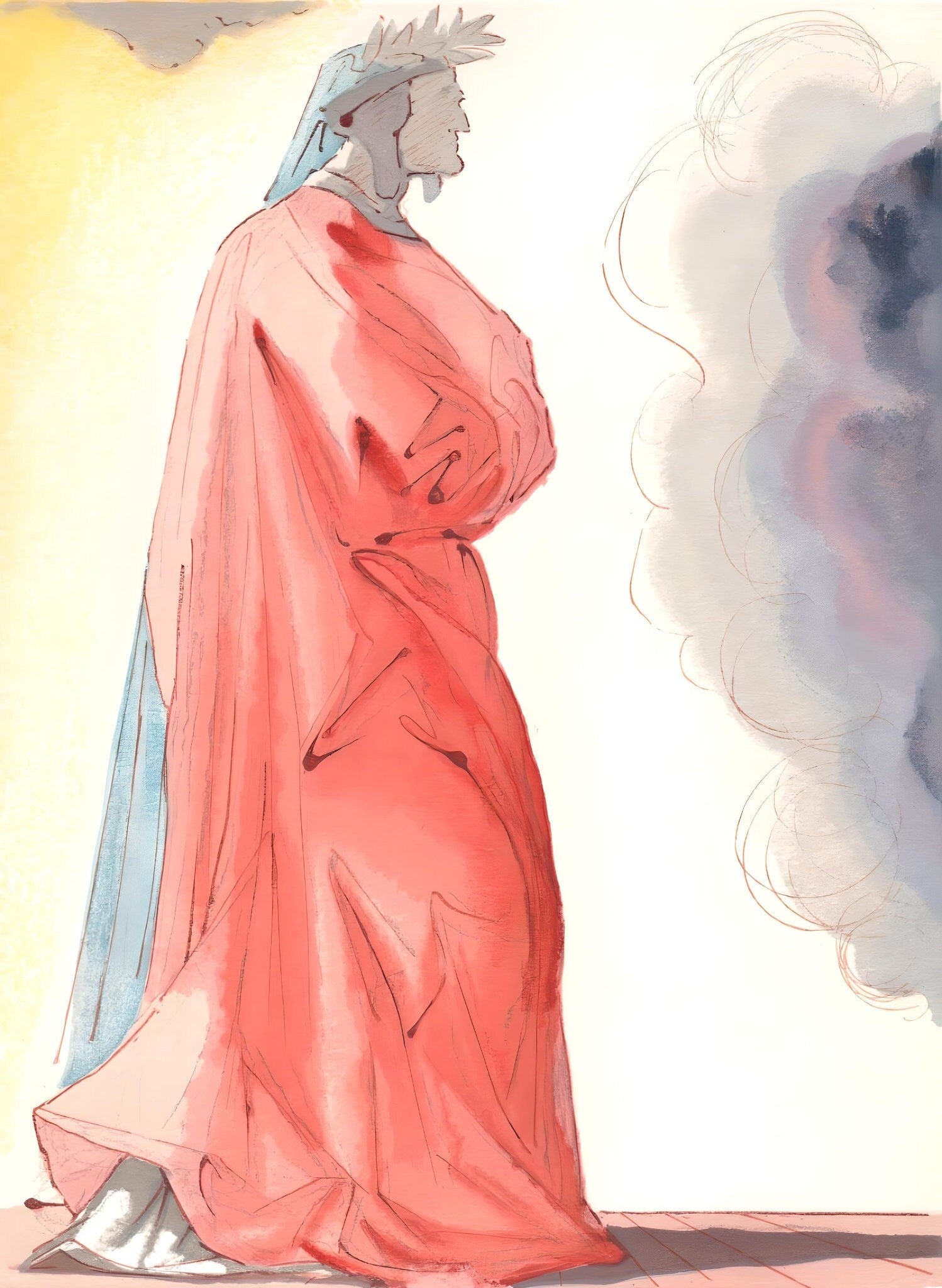 Salvador Dali, Dante (Michler/Löpsinger 1039-1138; Field 189-200), La Divine Comédie, Limited Edition Woodcut