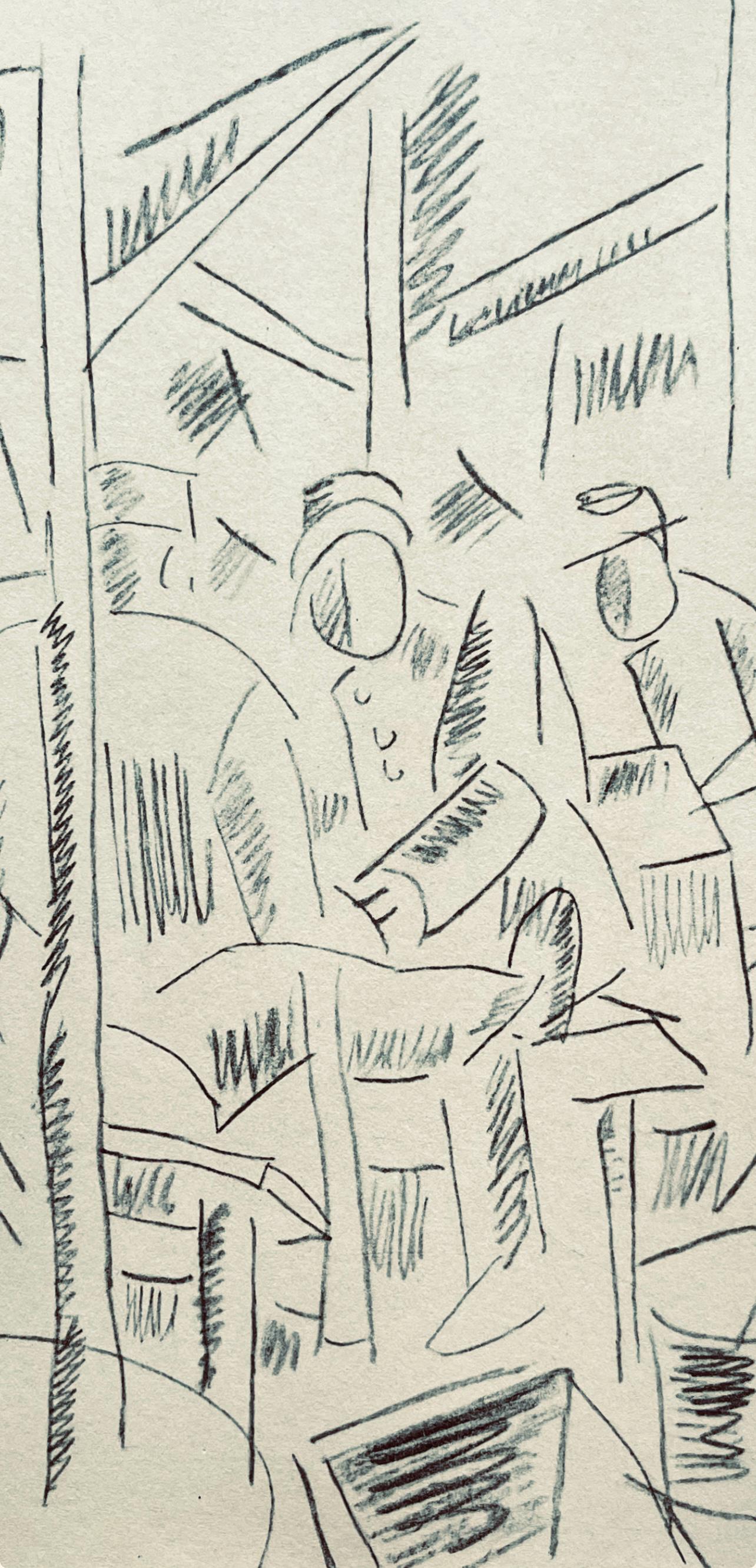 Fernand Léger, Soldats Dans Un Abri, Fernand Léger, Dessins de Guerre, Limited Edition Lithograph