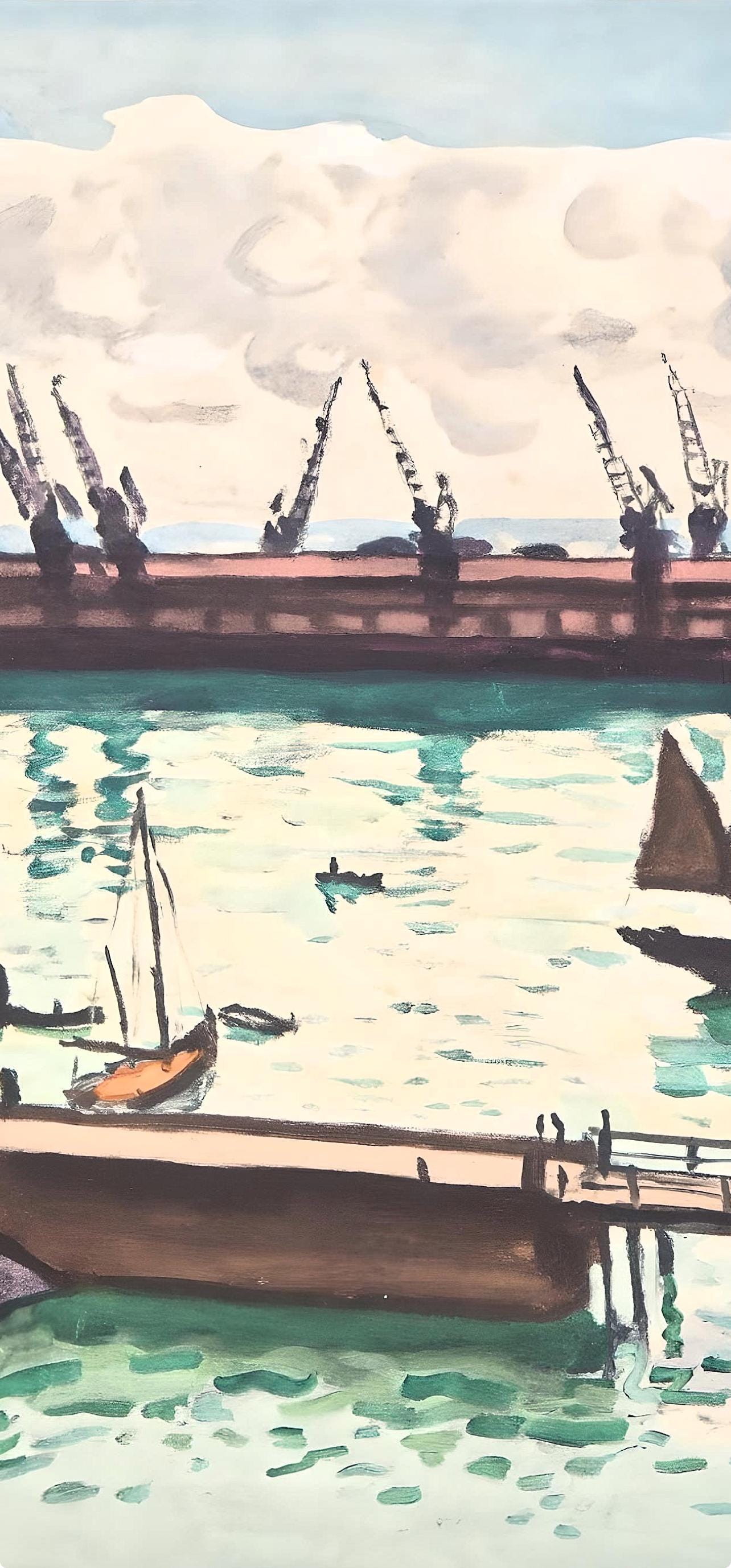 Albert Marquet, Composition, Présence de Marquet, Limited Edition Lithograph