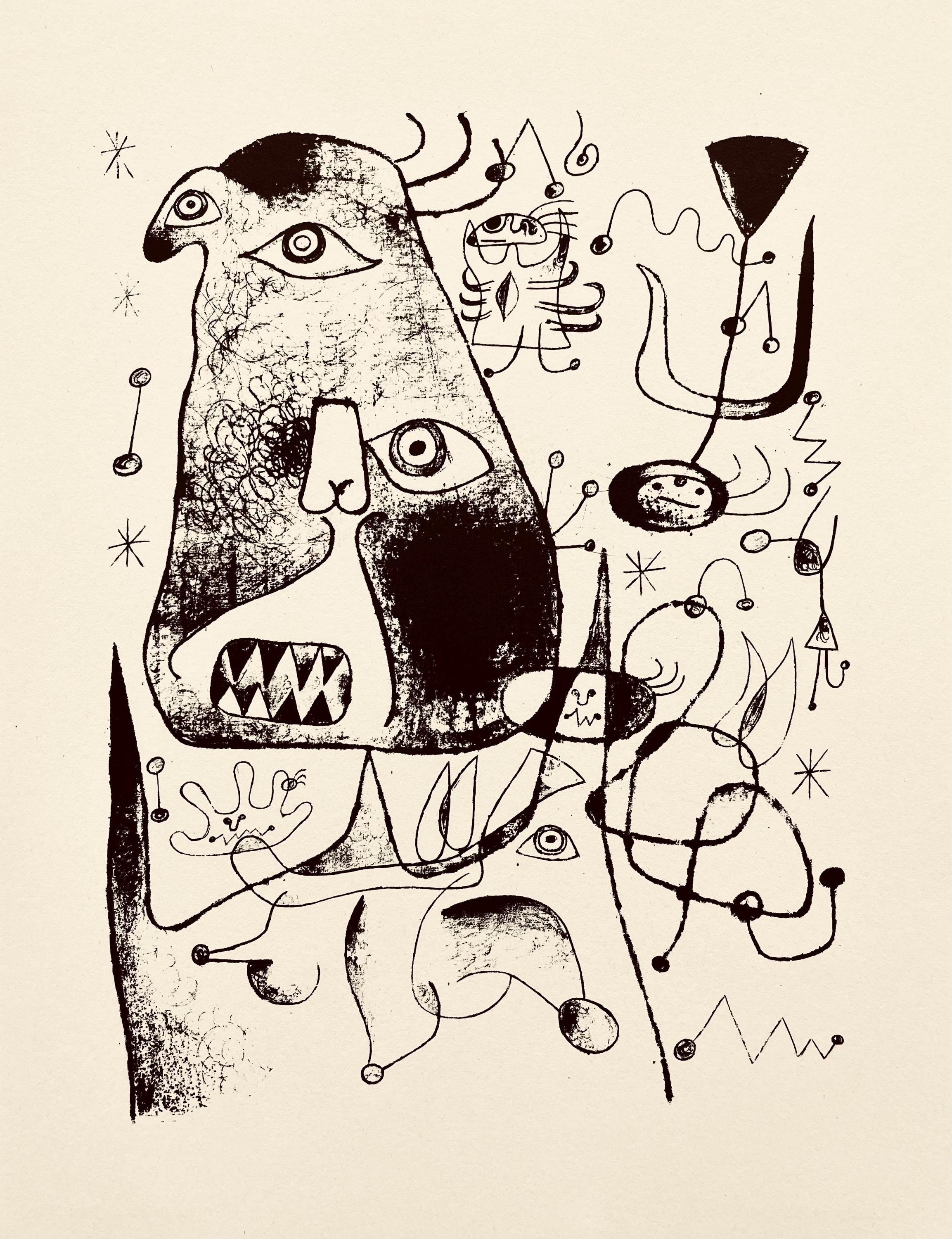 Joan Miró, Composition, The Prints of Joan Miro, Limited Edition Etching