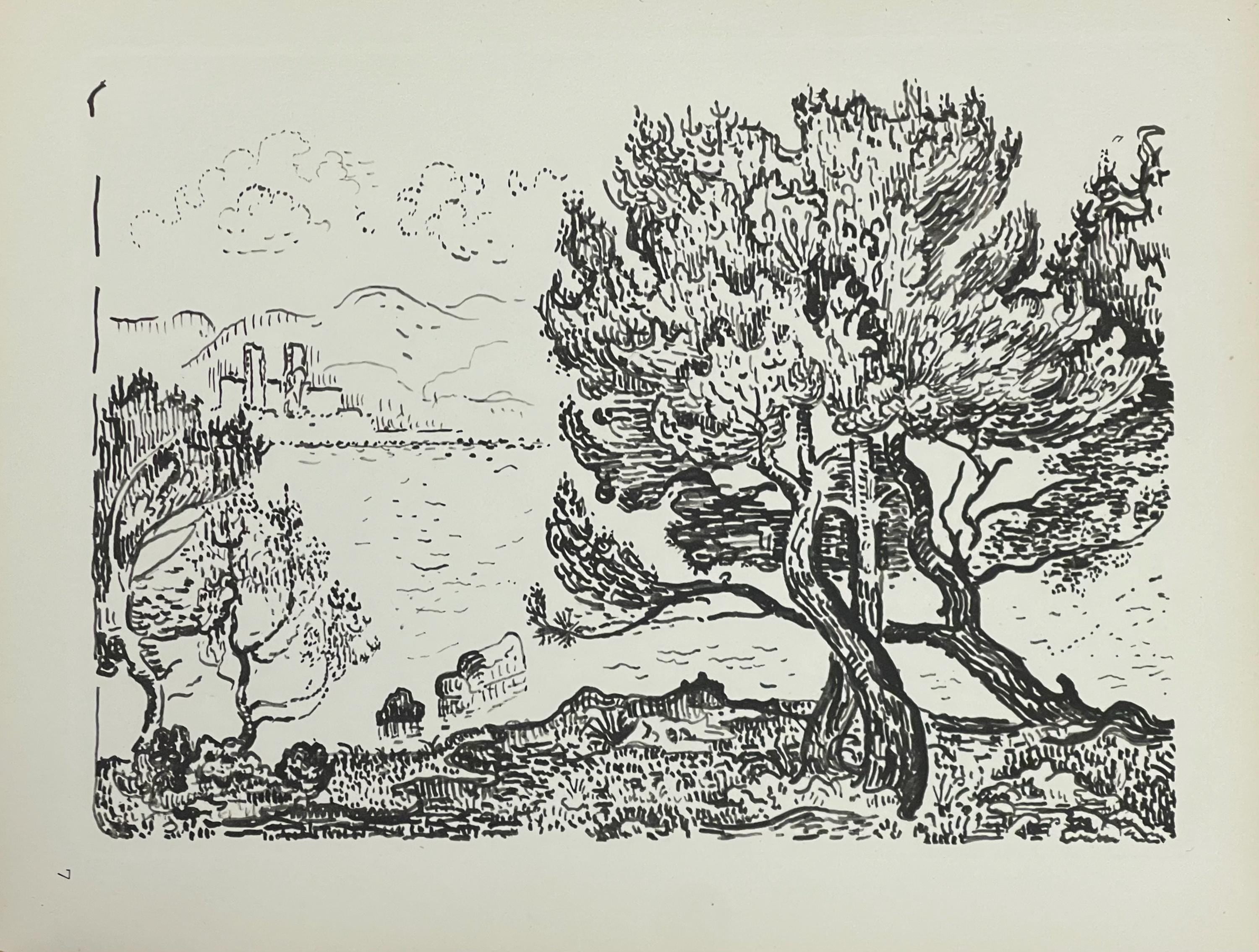 Paul Signac, Antibes, Signac Dessins, Limited Edition Lithograph