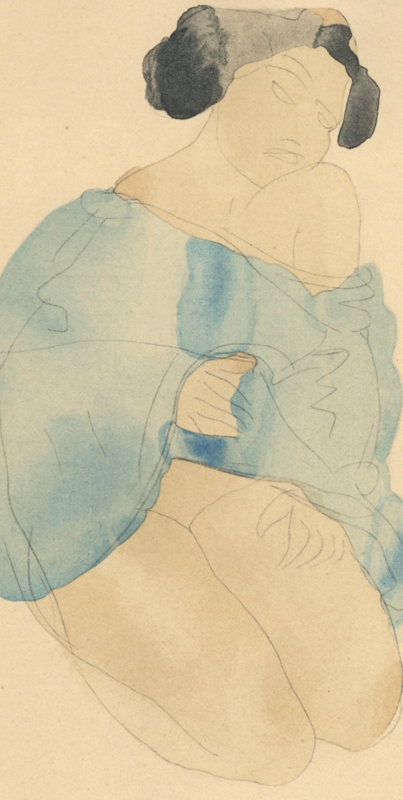 Auguste Rodin, Composition, La Varende, Rodin, Limited Edition Lithograph