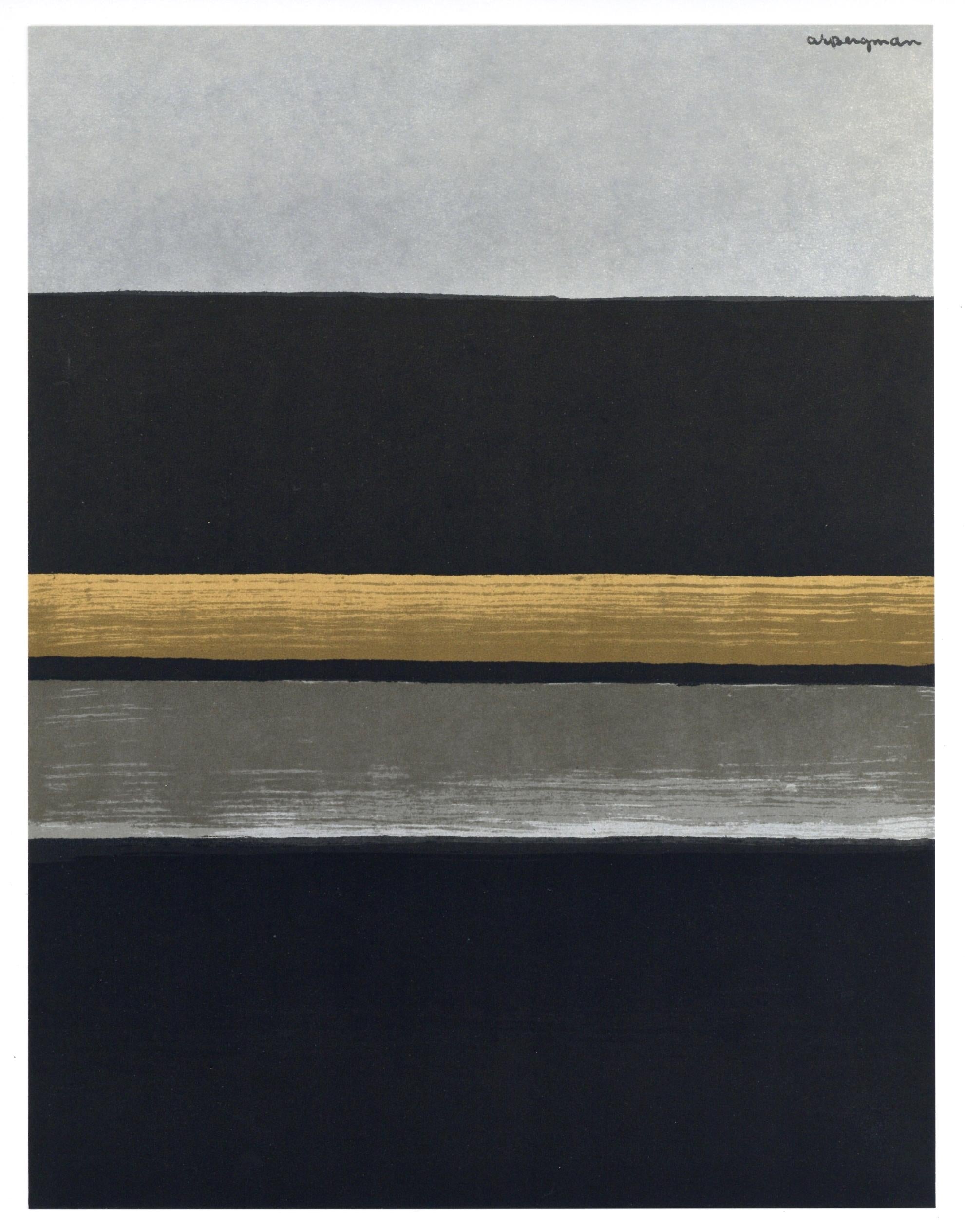 Anna-Eva Bergman, Composition, XXe siècle, Limited Edition Lithograph