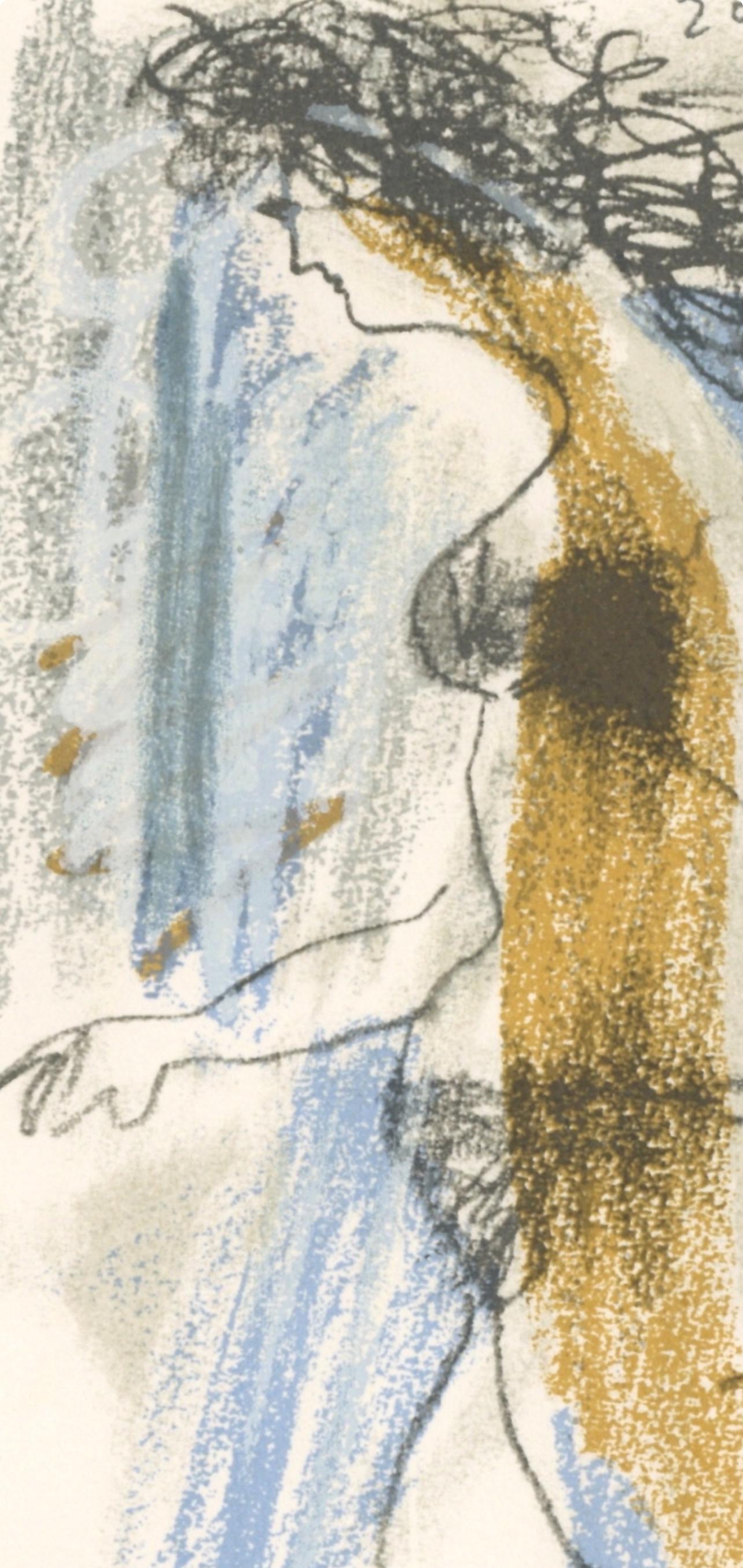 Pablo Picasso, Composition, Le Goût du Bonheur (Cramer 148; Bloch 2013), Limited Edition Mixed Media Lithograph