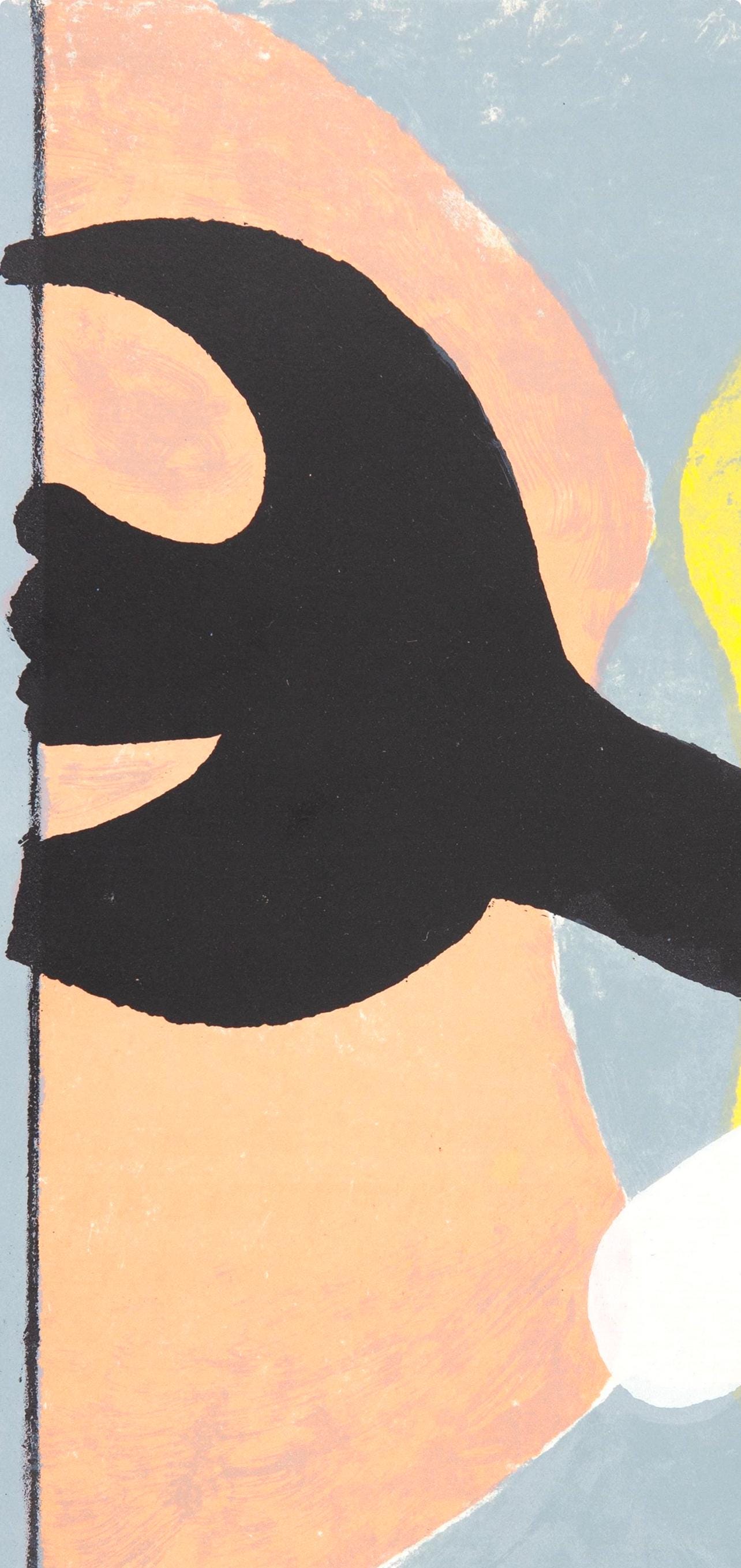 Georges Braque, Composition (Vallier 137), Résurrection de l'oiseau, Limited Edition Lithograph