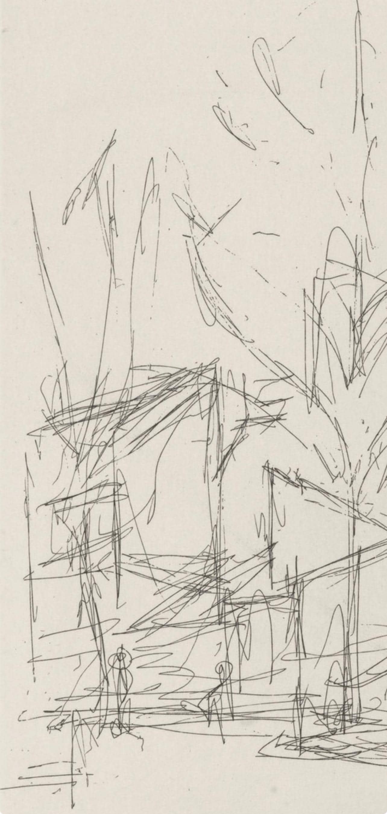 Alberto Giacometti, Composition, Feuilles éparses, Limited Edition Etching