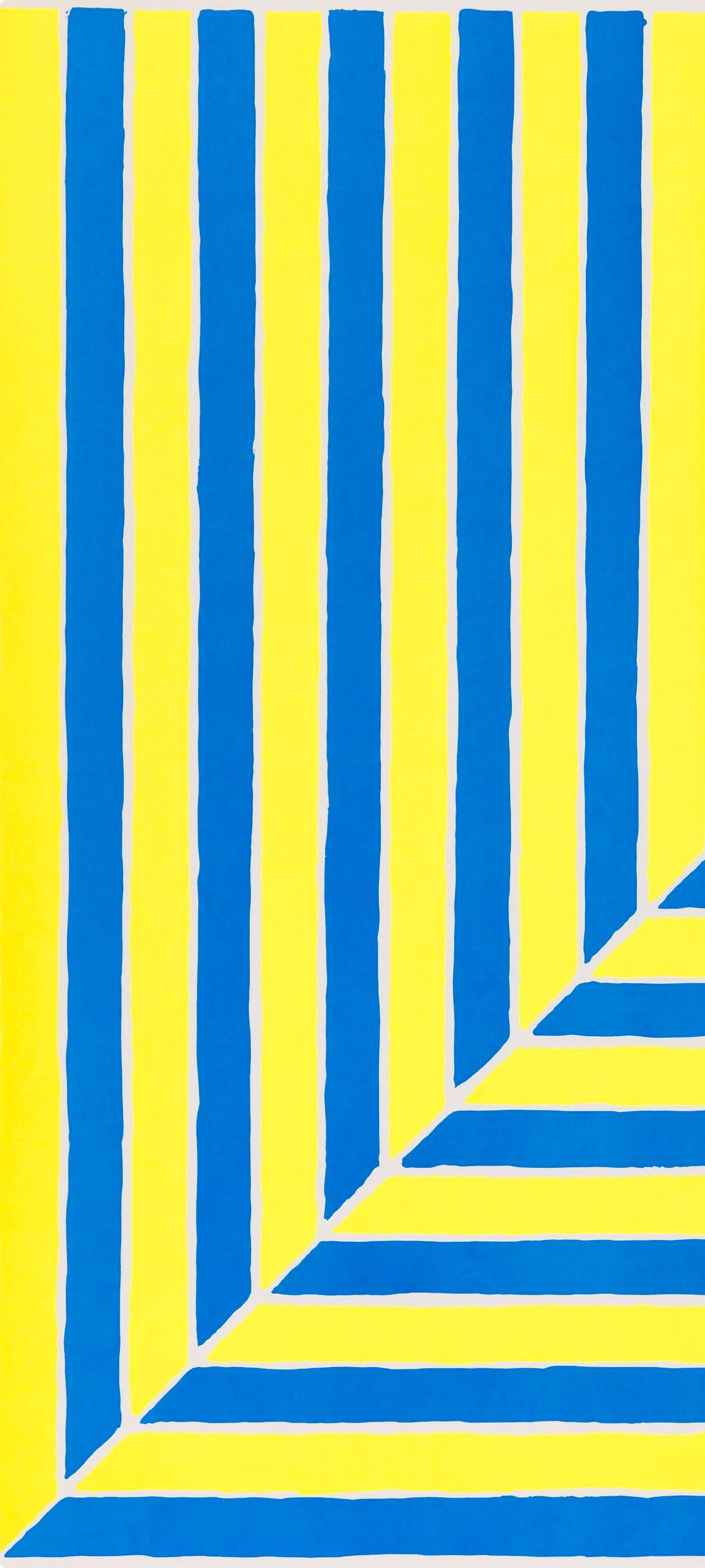 Frank Stella, Rabat (Axom 00), X + X, Ten Works by Ten Painters, Limited Edition Silkscreen