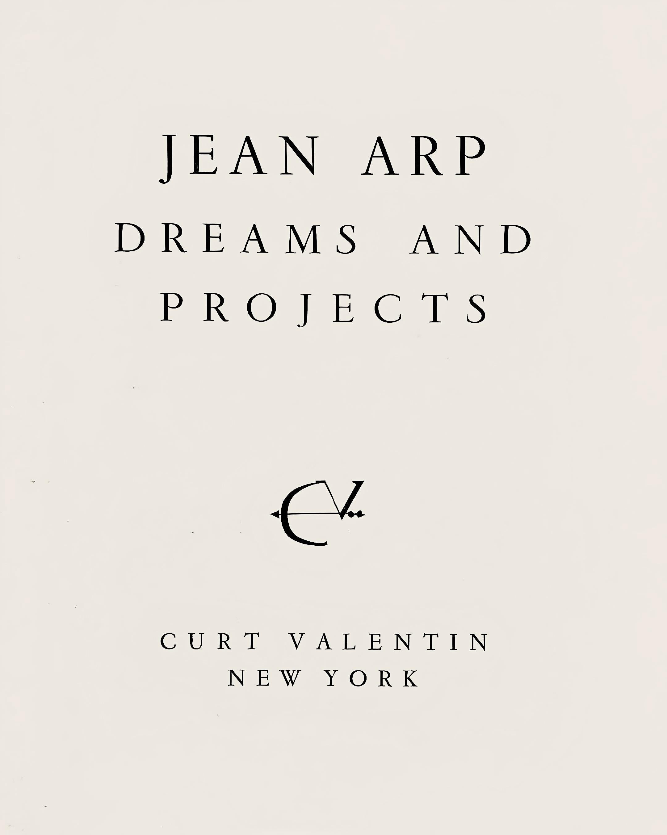 Hans Jean Arp, Composition (Arntz 148-175; Hagenbach A 25; Bolliger 54), Dreams and Projects, Limited Edition Woodcut