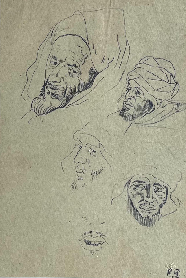 Eugène Delacroix, Composition, Trente et un Dessins et Aquarelles du Maroc, Limited Edition Lithograph