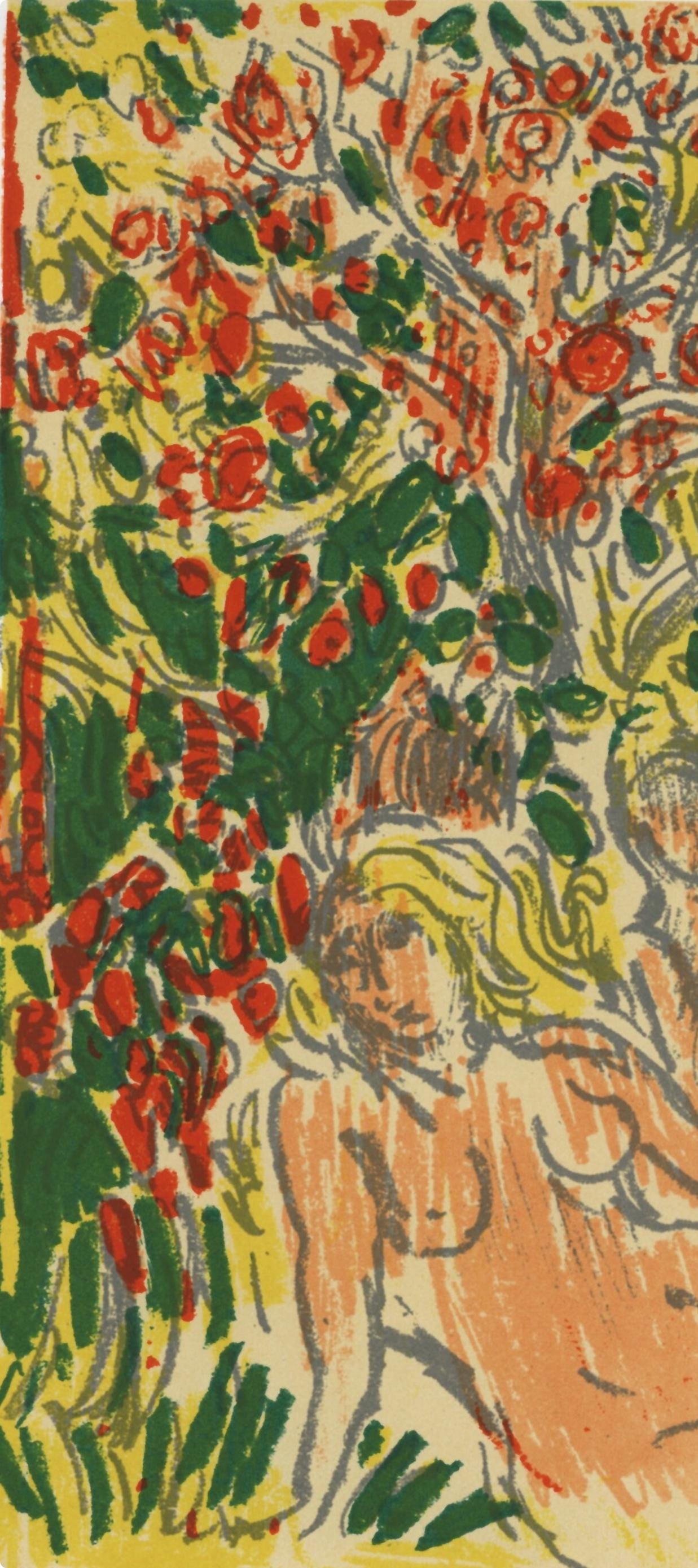 André Cottavoz, Composition, L'Odyssée, Limited Edition Lithograph
