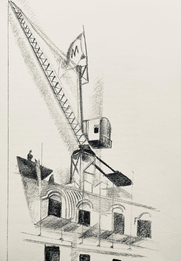 Robert Delaunay, La grue (Habasque 720-728), Allo! Paris!, Limited Edition Lithograph