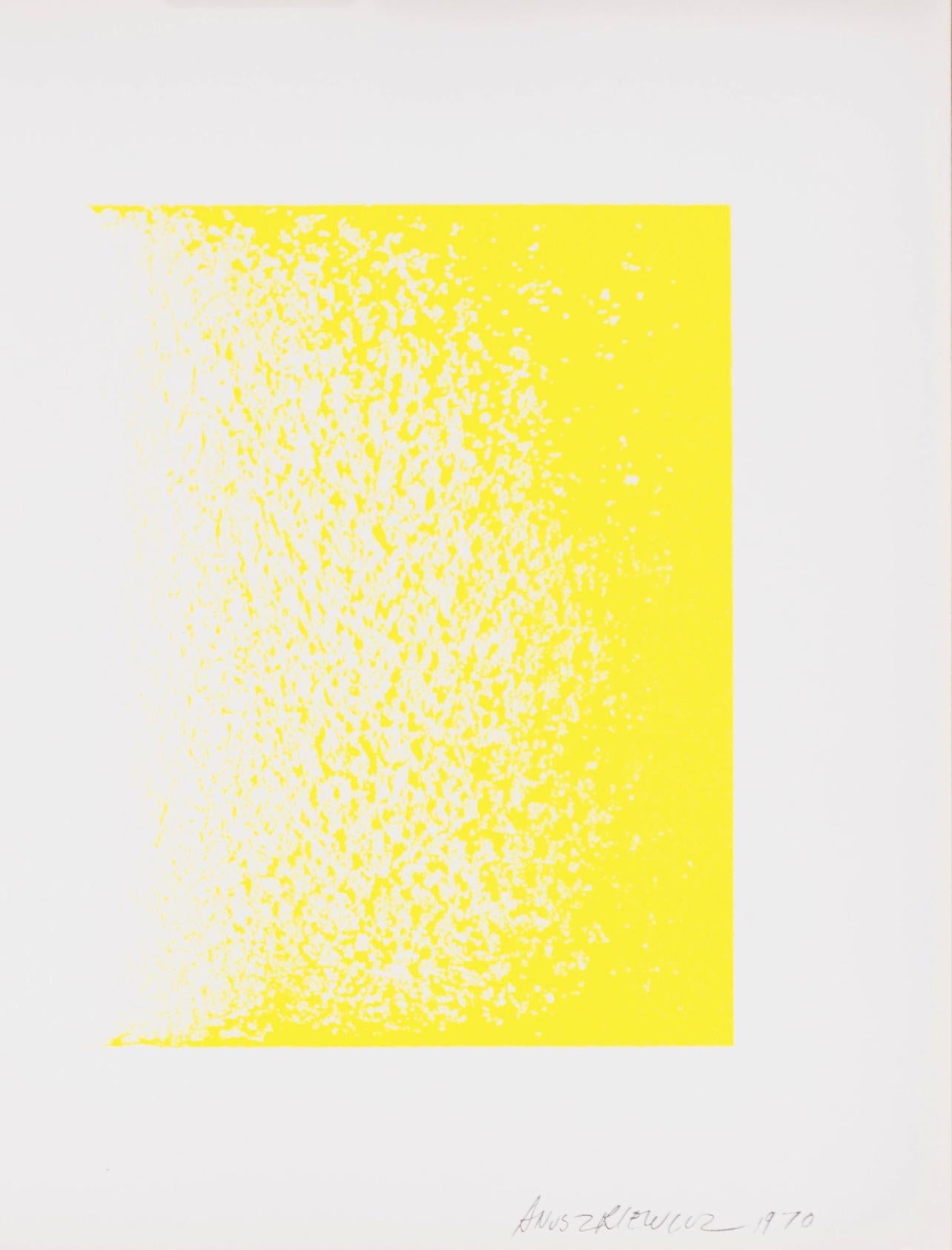 Richard Anuszkiewicz, Yellow Reversed, Art in America, Limited Edition Lithograph