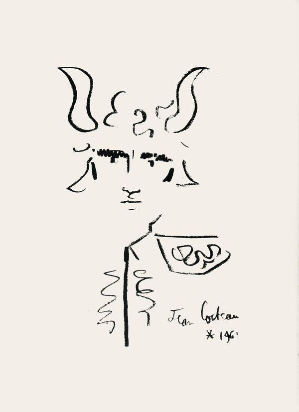 Jean Cocteau, Composition, Taureaux, Limited Edition Lithograph