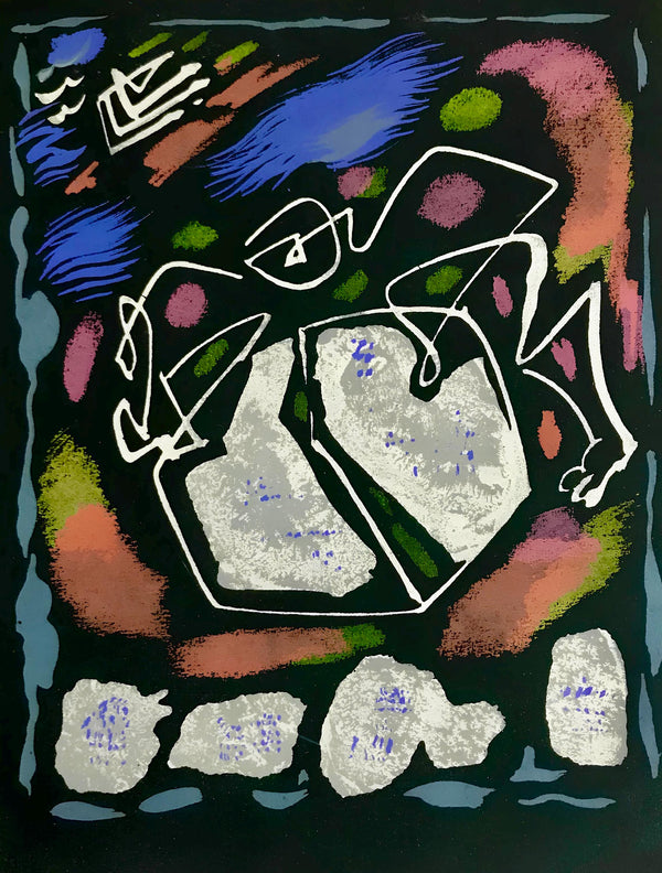 André Masson, Composition, Œuvres complètes d'Albert Camus, Limited Edition Lithograph