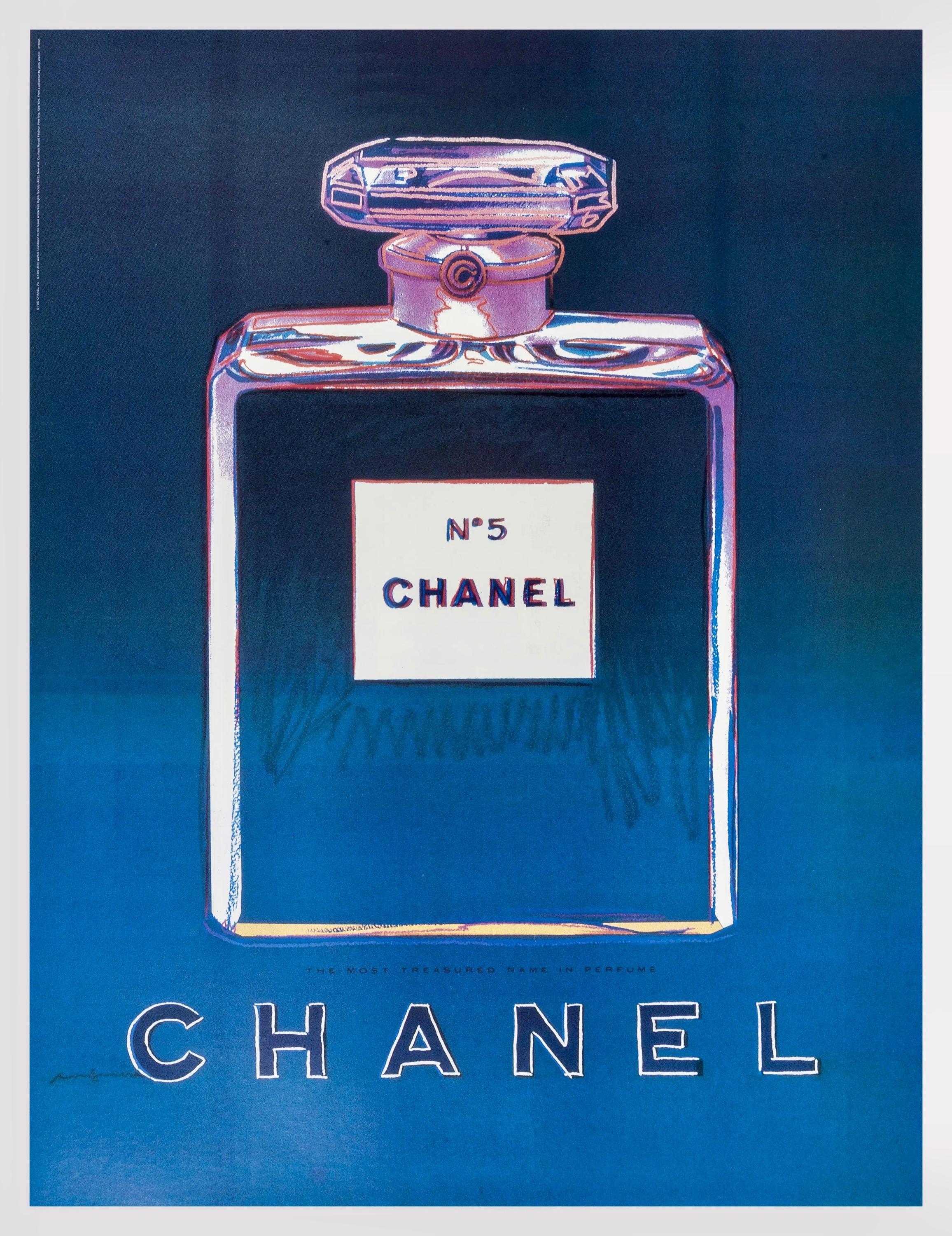Andy Warhol, Chanel No. 5, Official Edition Chanel Ltd. Advertising Campaign Lithograph, 1997