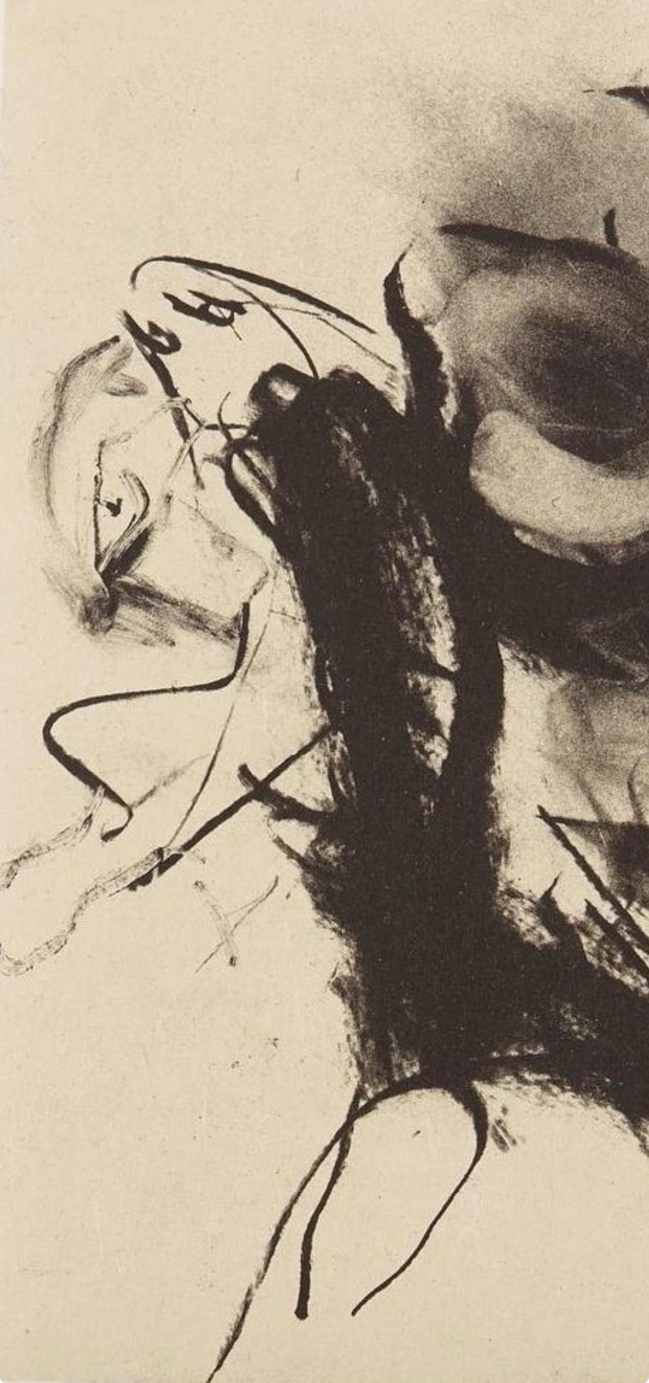 Willem de Kooning, Composition, Poems, Limited Edition Lithograph