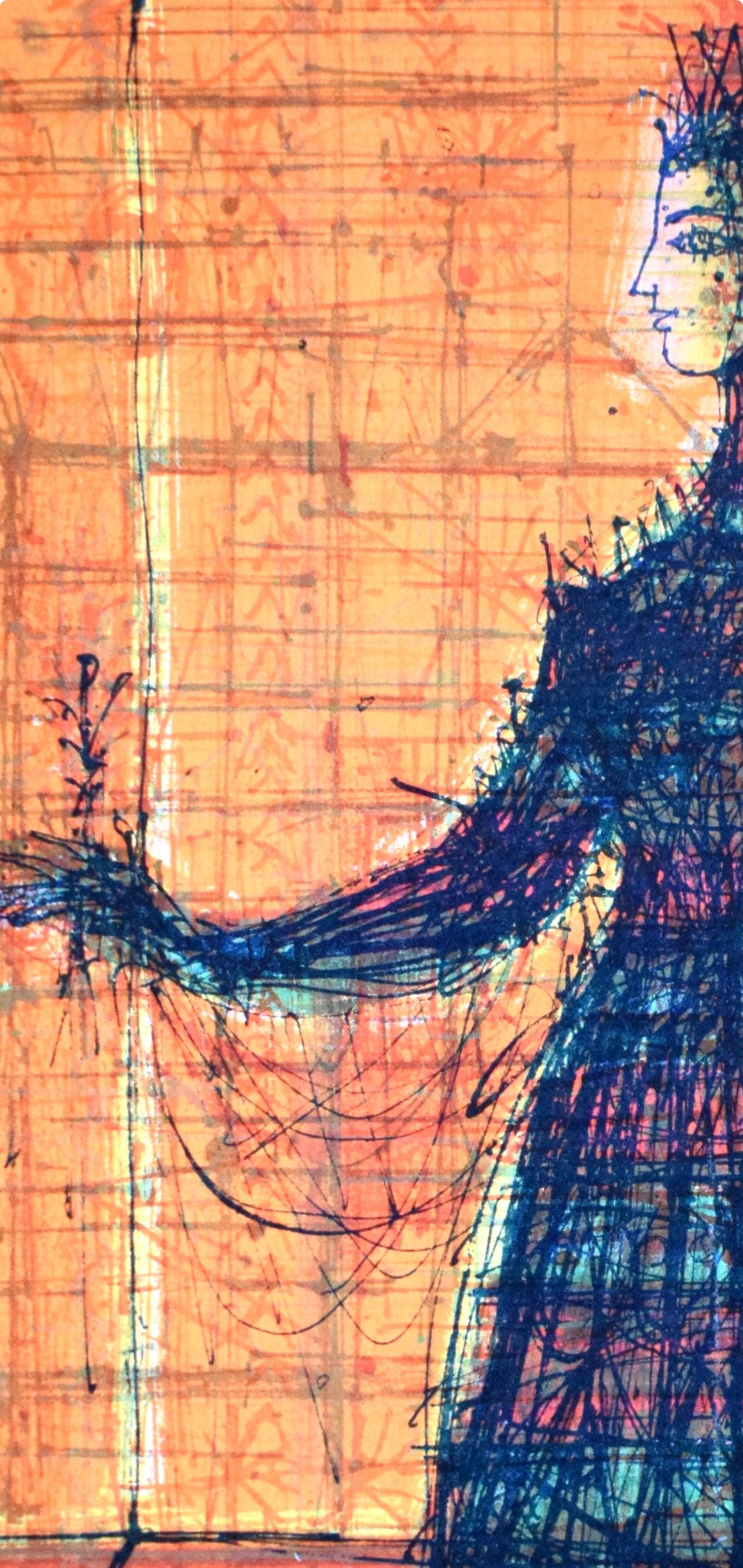 Jean Carzou, Composition, Les Peintres mes amis, Limited Edition Lithograph