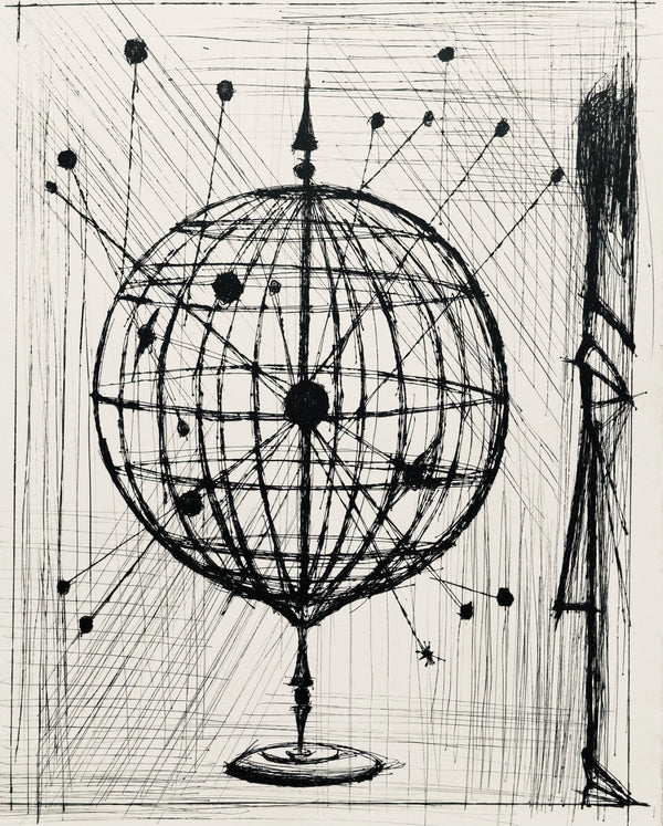 Bernard Buffet, Composition (Reinz 208-222), Voyages Fantastiques, Limited Edition Etching