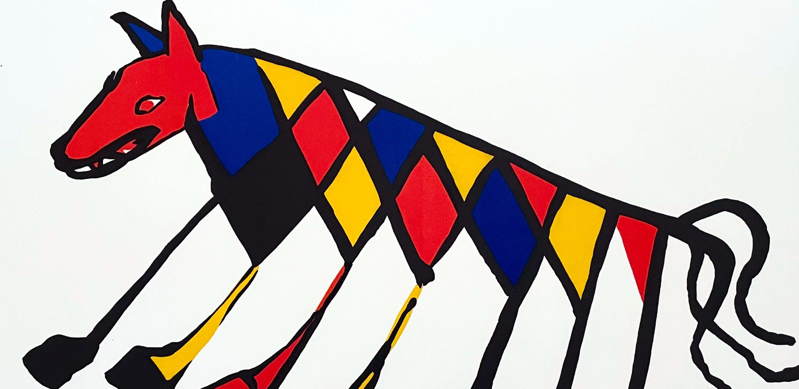 Alexander Calder, Beastie, Braniff International Airways Flying Colors Collection, Limited Edition Lithograph