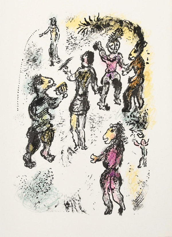 Marc Chagall, Composition (Mourlot 668-677), La Féerie et Le Royaume, Limited Edition Lithograph