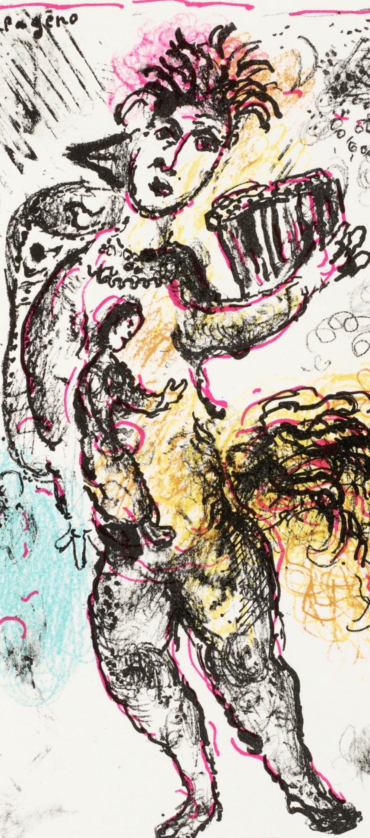 Marc Chagall, Composition (Mourlot 668-677), La Féerie et Le Royaume, Limited Edition Lithograph