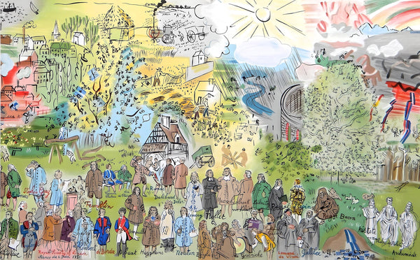 Raoul Dufy, Études: Histoire de l'Életricité, Eaux-de-vie, Lettre à mon peintre Raoul Dufy, Limited Edition Lithograph