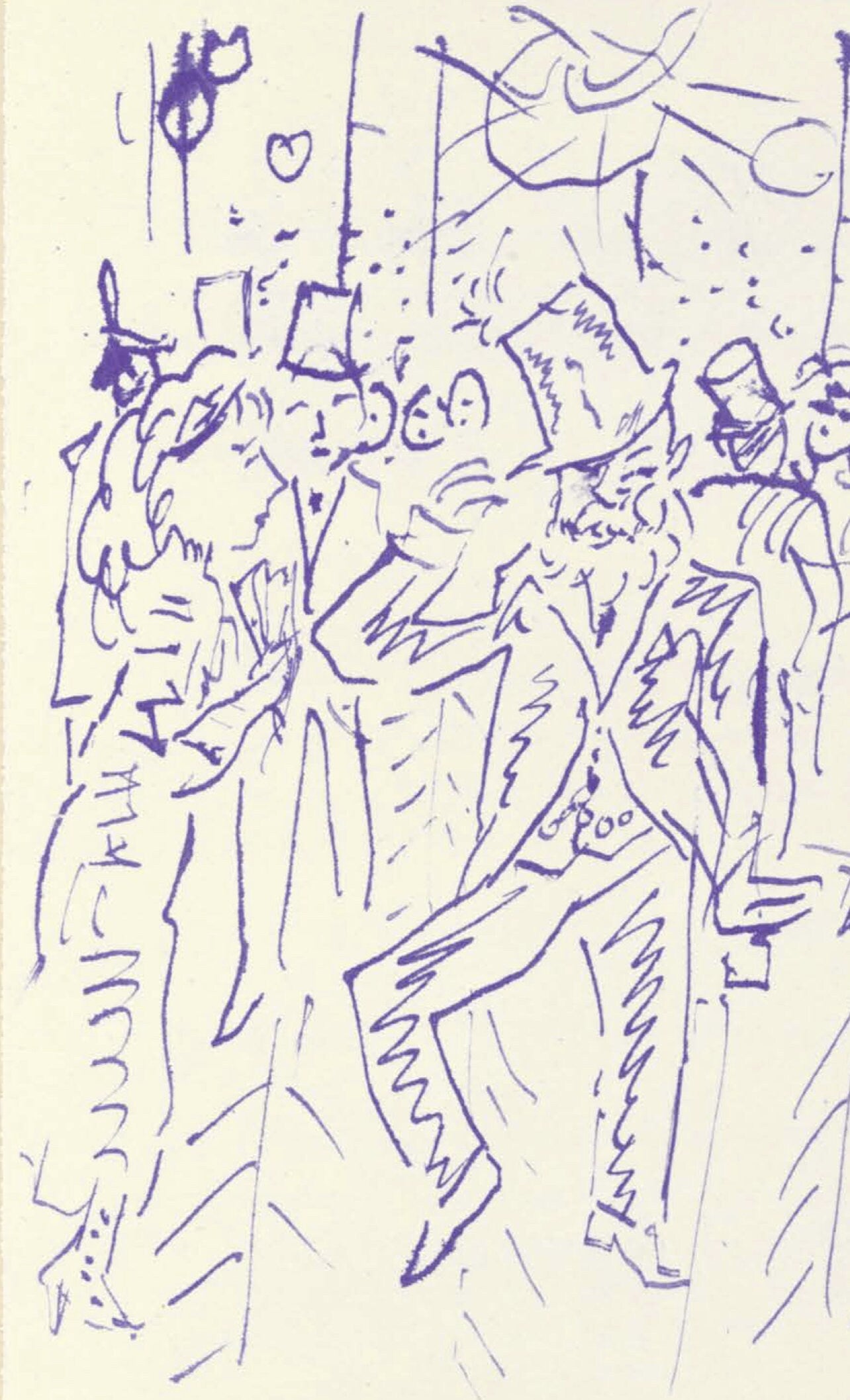Pierre Bonnard, Composition (Terrasse 54), Pierre Bonnard Correspondences, Limited Edition Lithograph